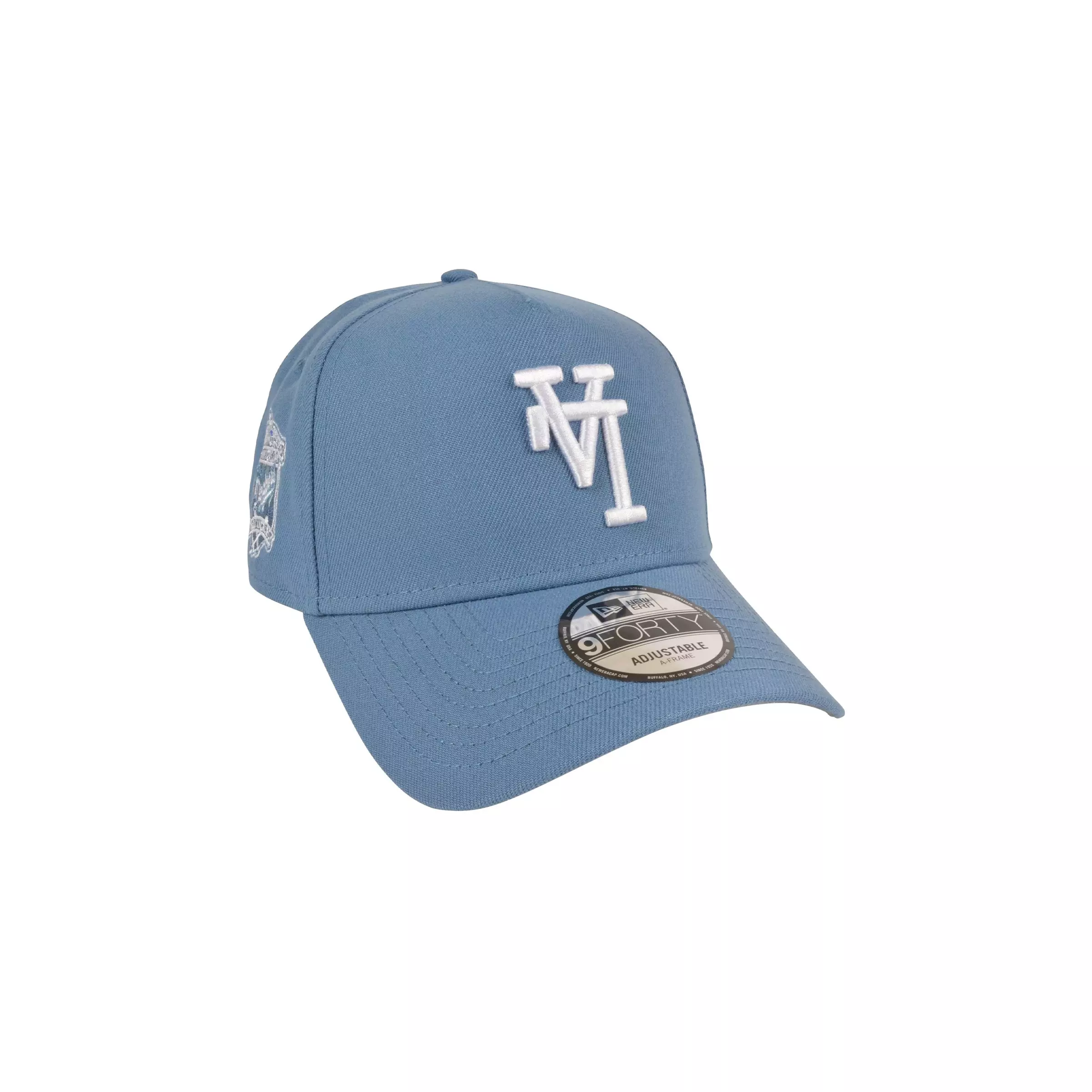 New Era Las Angeles Dodgers 9FORTY A Frame 40th Anniversary Upside Down Logo Snapback Hat - Blue - BLUE