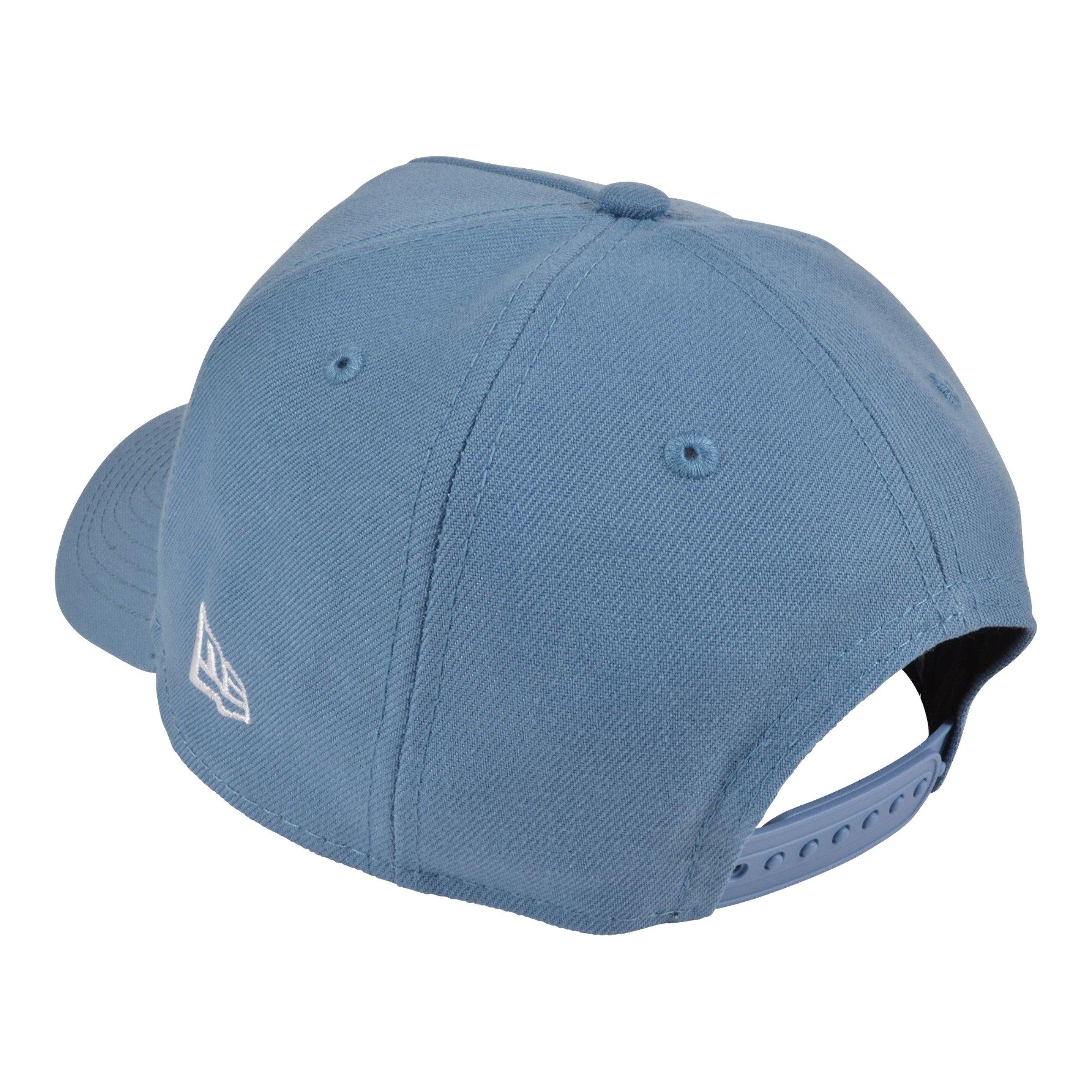 New Era Las Angeles Dodgers 9FORTY A Frame 40th Anniversary Upside Down Logo Snapback Hat - Blue - BLUE Thumbnail View 3