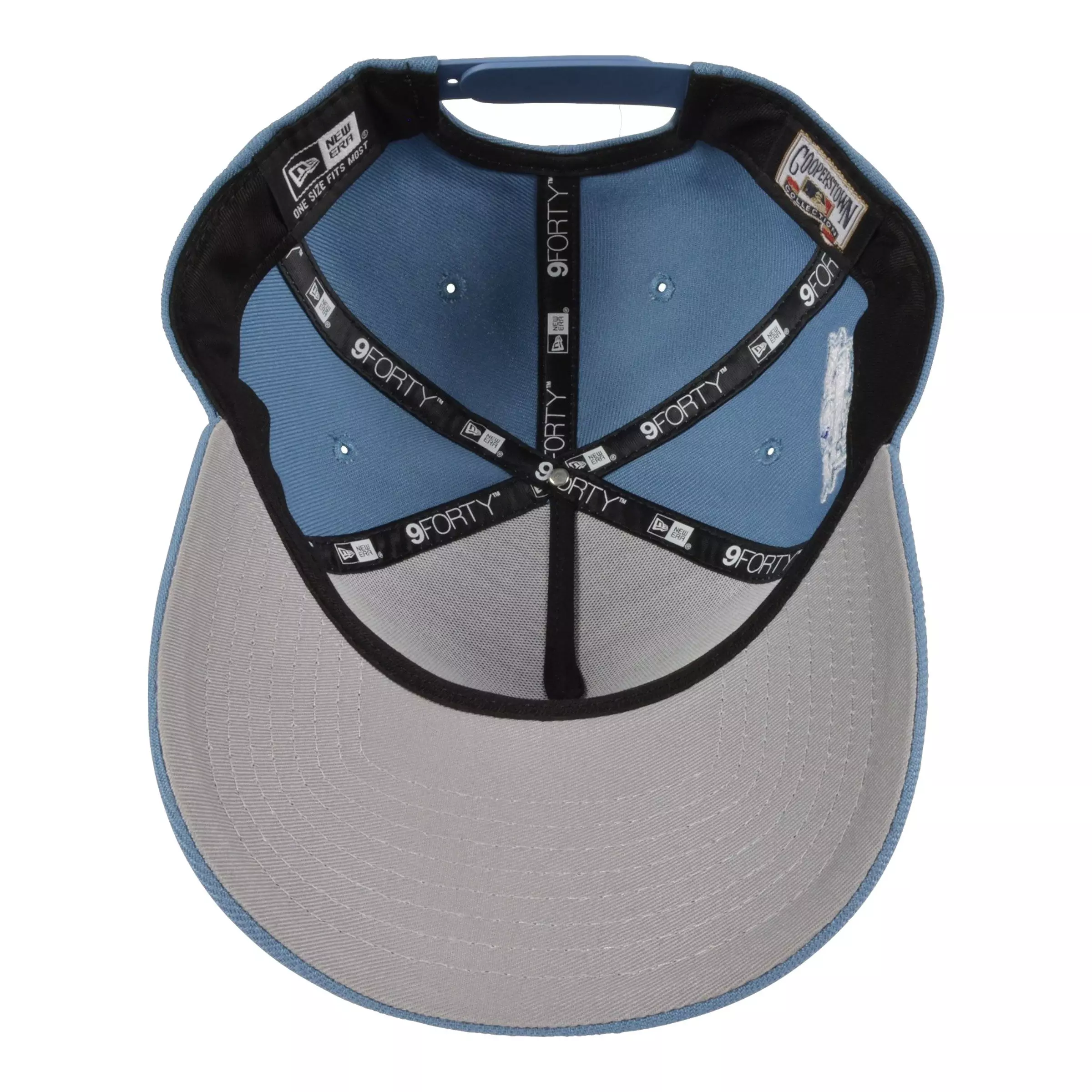 New Era Las Angeles Dodgers 9FORTY A Frame 40th Anniversary Upside Down Logo Snapback Hat-Blue - BLUE