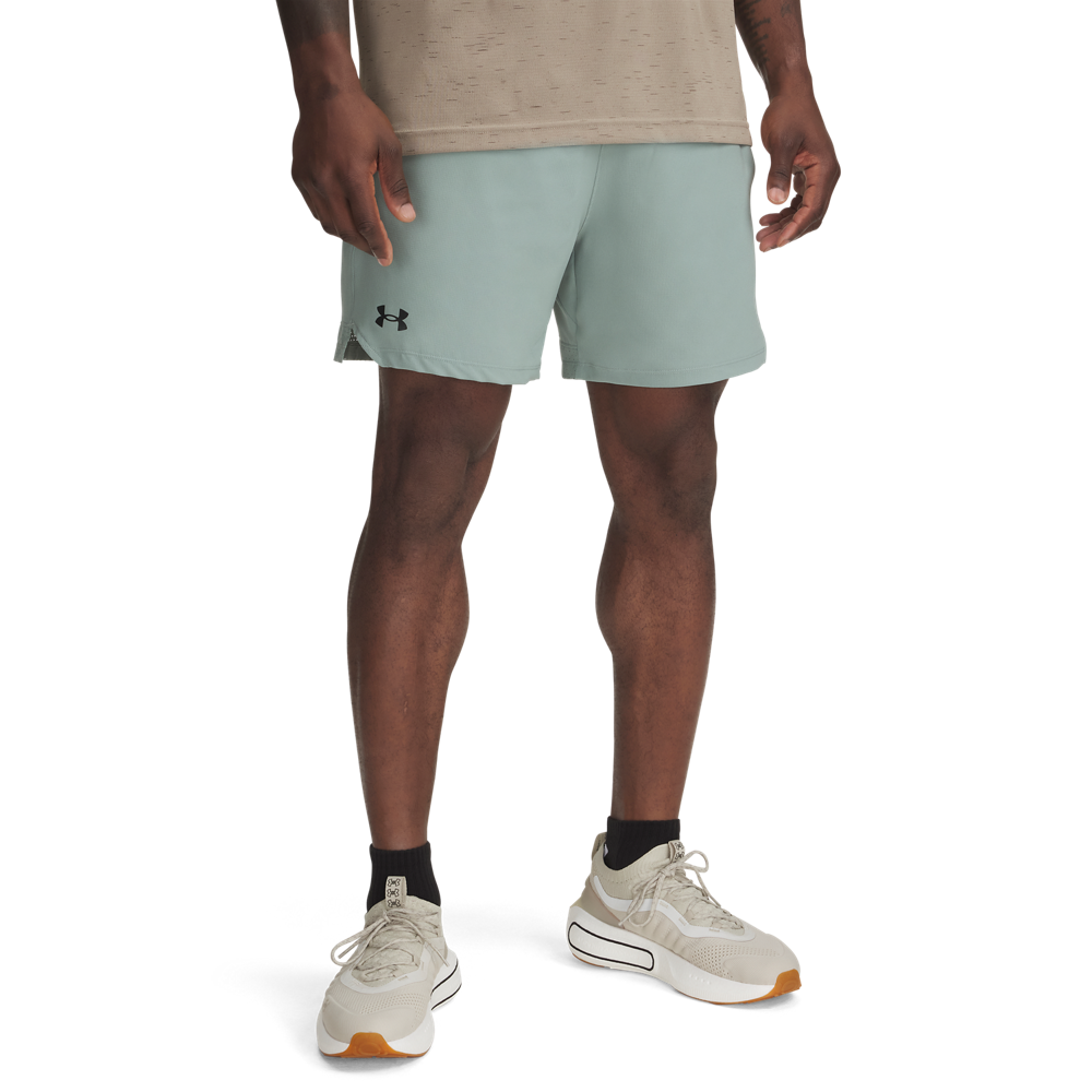 Under Armour Men's Vanish Woven 6" Shorts - Mint Granite - GREEN Thumbnail View 1