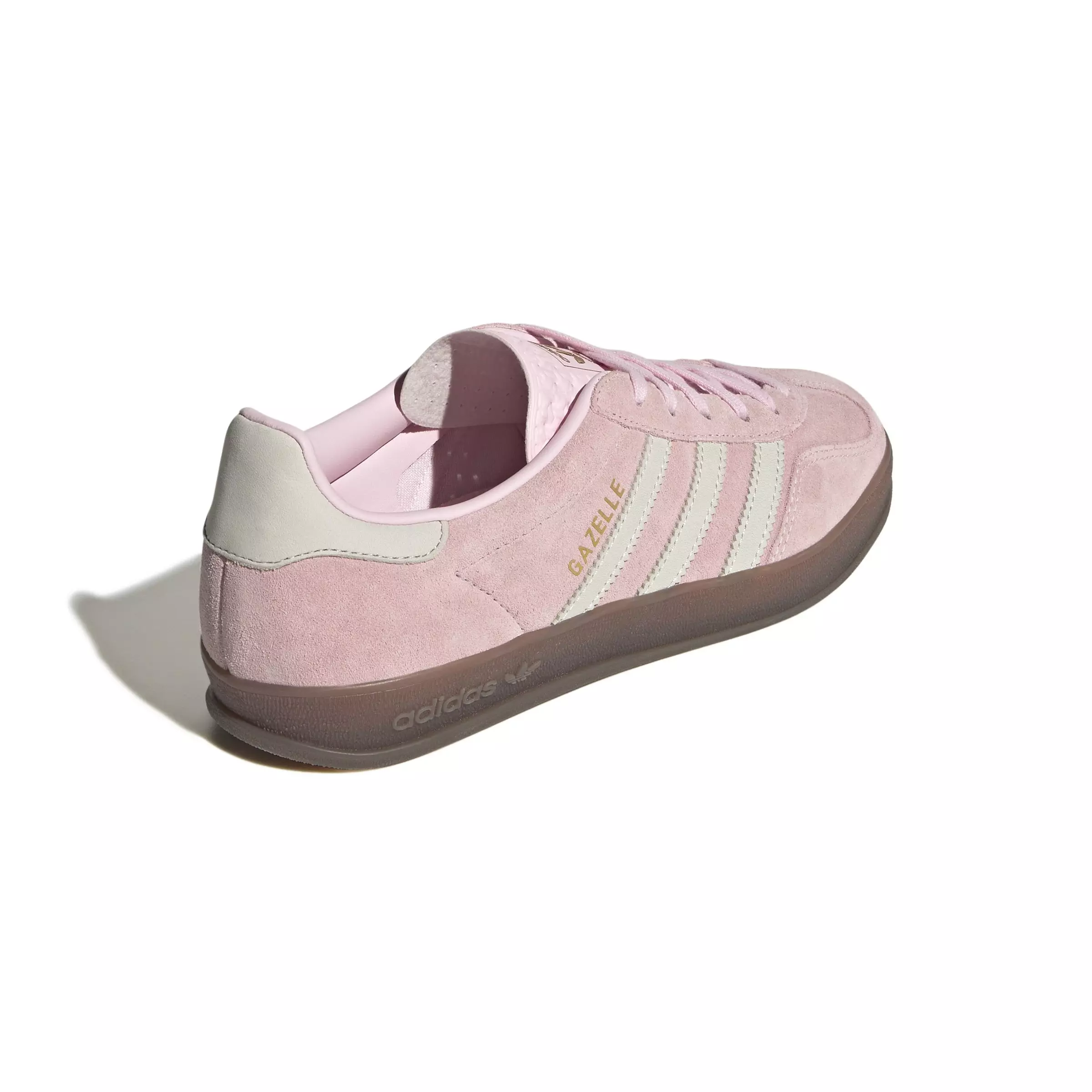 adidas Originals Gazelle "Clear Pink/Off White/Gum" Women's Shoe - PINK/WHITE