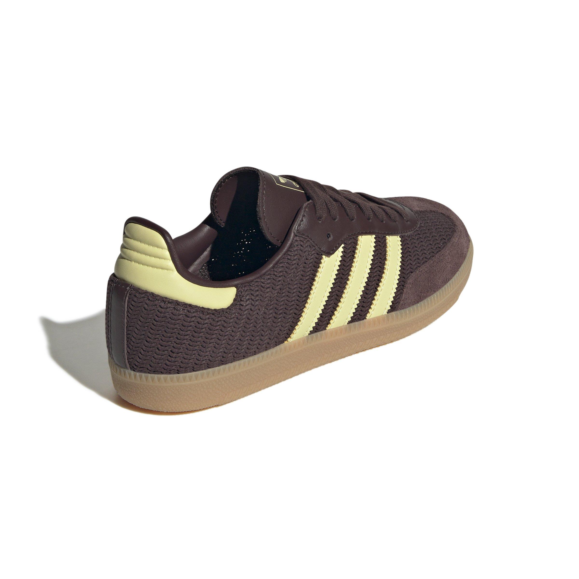 adidas Originals Samba OG "Shadow Brown/Powder Yellow/Gum" Women's Shoe - YELLOW/BROWN Thumbnail View 4