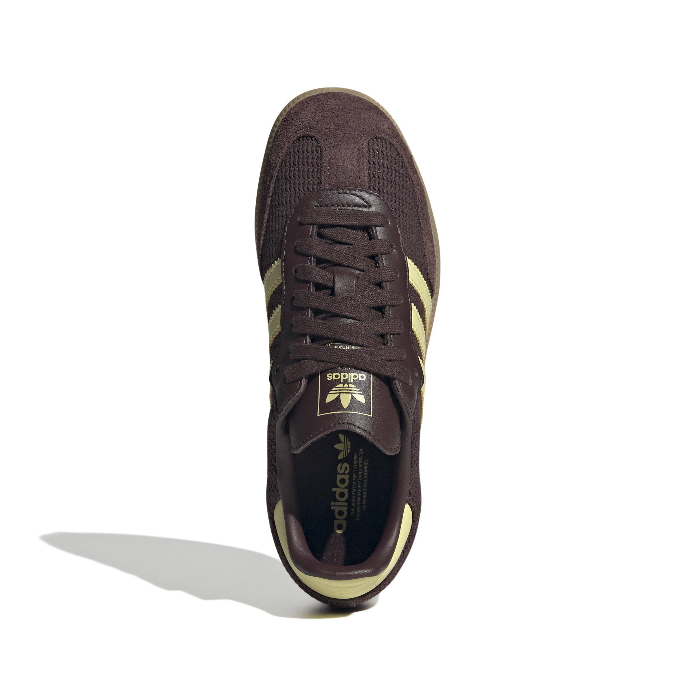 adidas Originals Samba OG "Shadow Brown/Powder Yellow/Gum" Women's Shoe - YELLOW/BROWN Thumbnail View 6