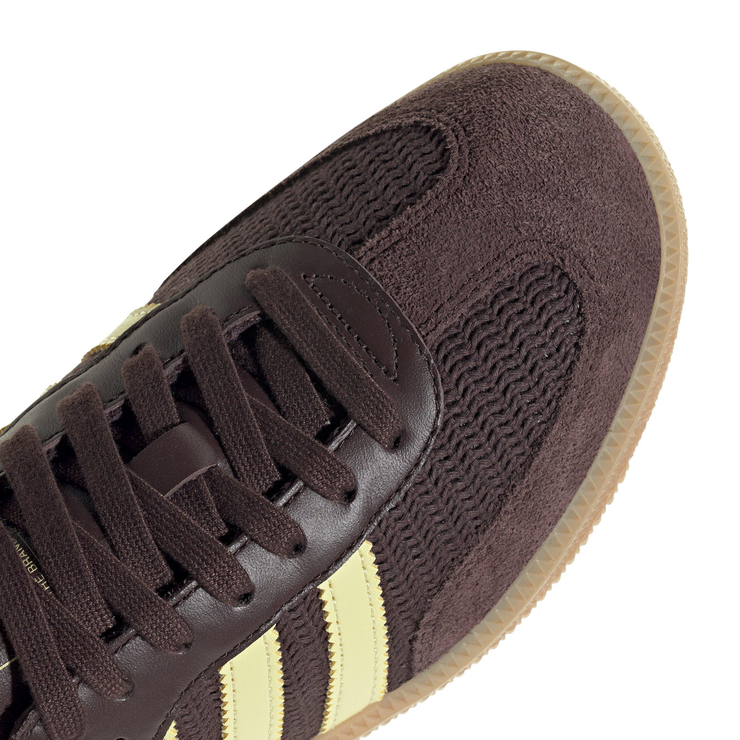 adidas Originals Samba OG "Shadow Brown/Powder Yellow/Gum" Women's Shoe - YELLOW/BROWN Thumbnail View 9