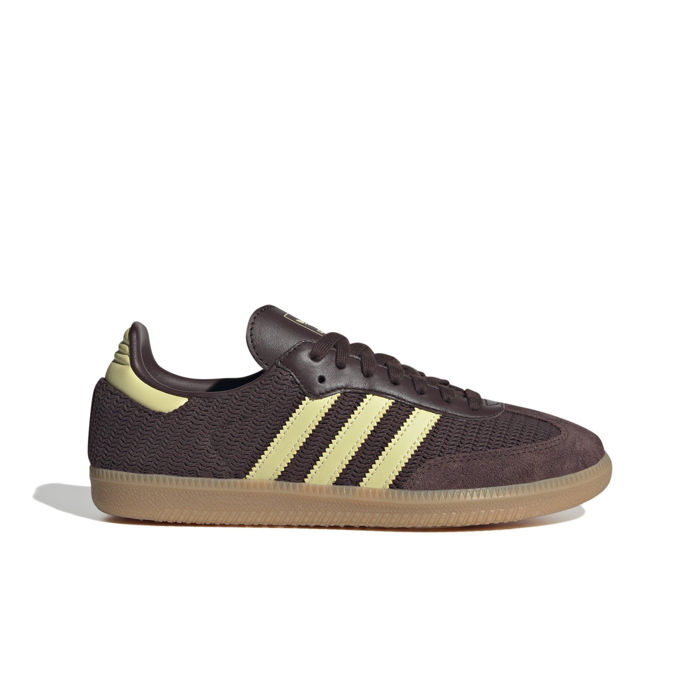 adidas Originals Samba OG "Shadow Brown/Powder Yellow/Gum" Women's Shoe - YELLOW/BROWN Thumbnail View 1