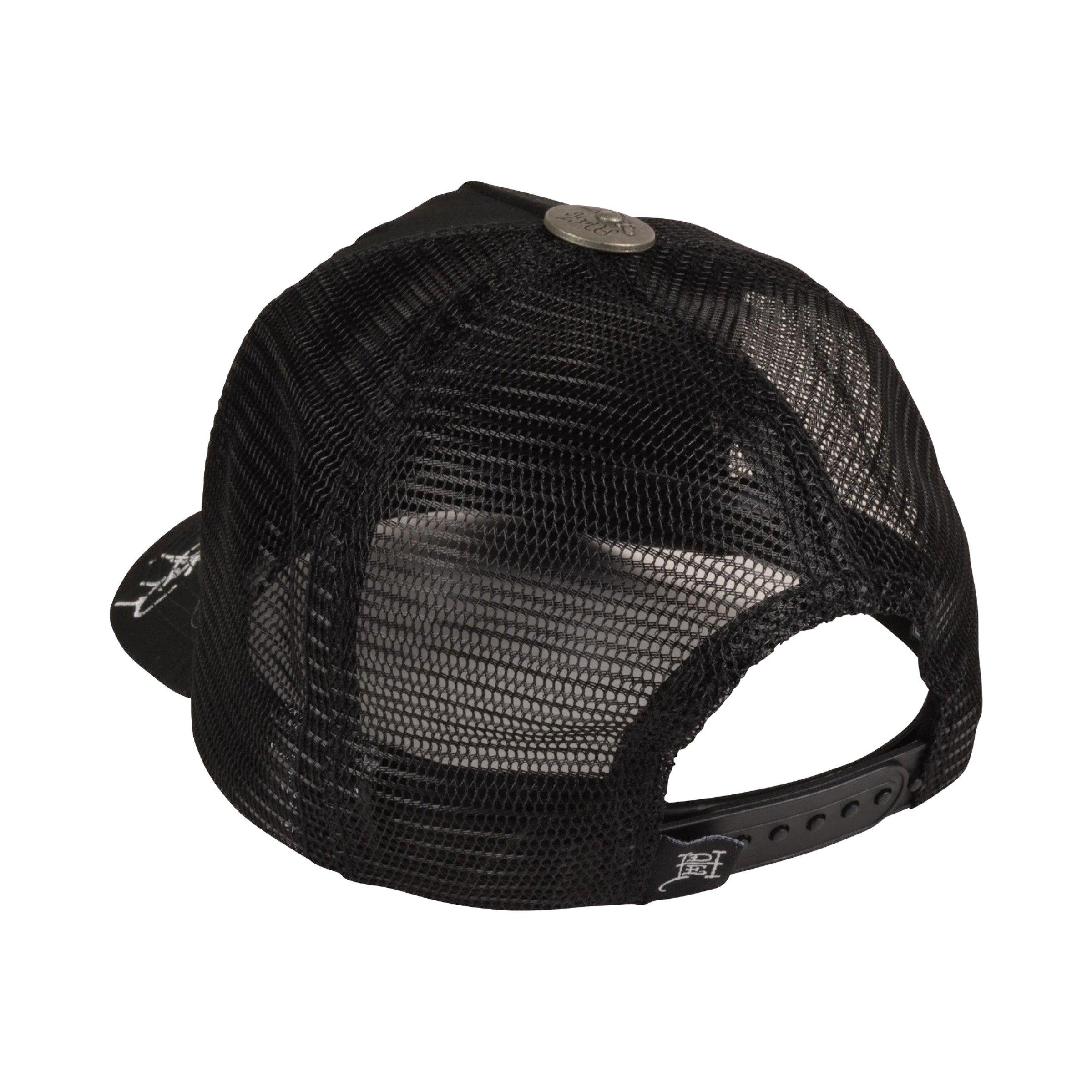 Ed Hardy Embroidered Dragon Snapback Hat-Black - BLACK Thumbnail View 3