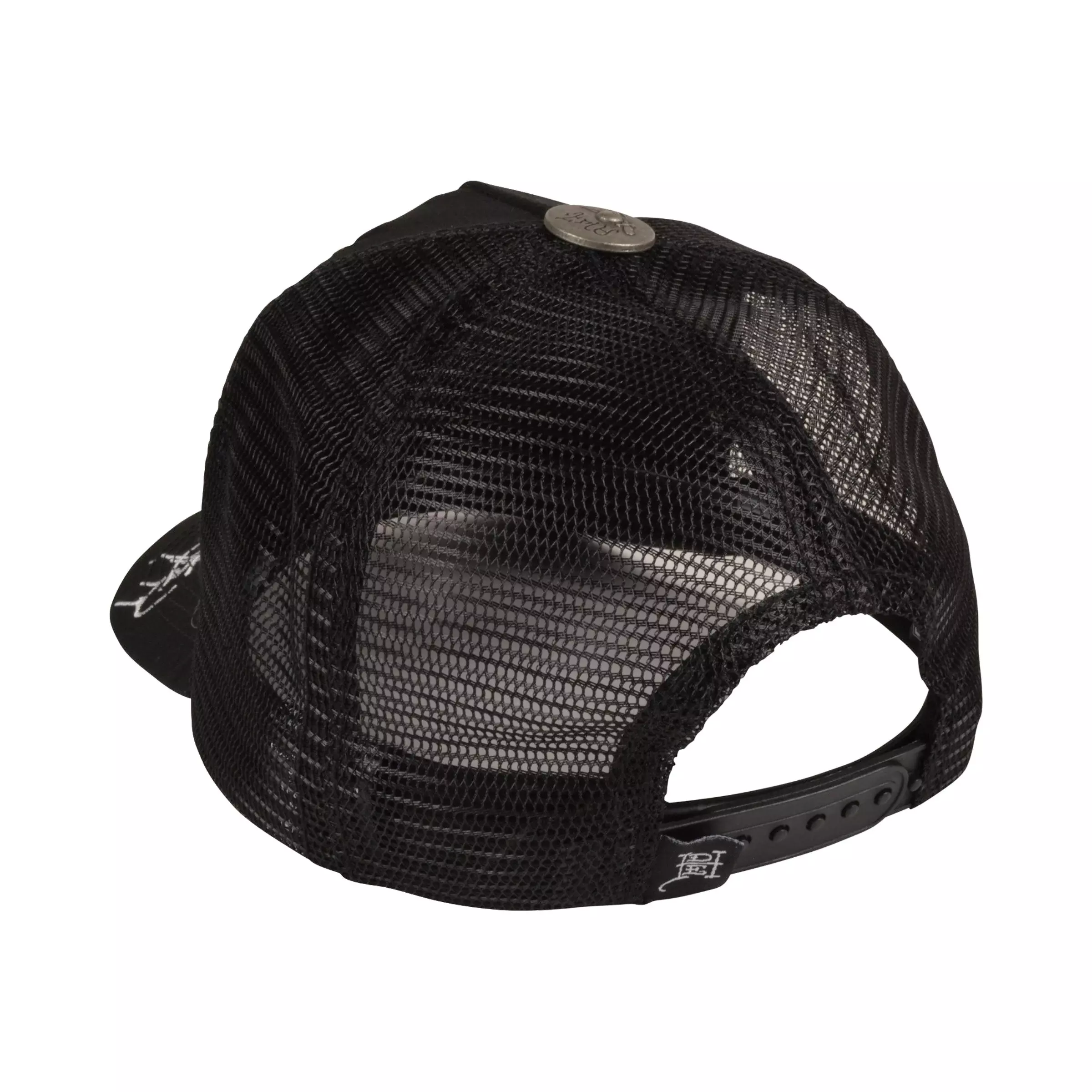 Ed Hardy Embroidered Dragon Snapback Hat-Black - BLACK