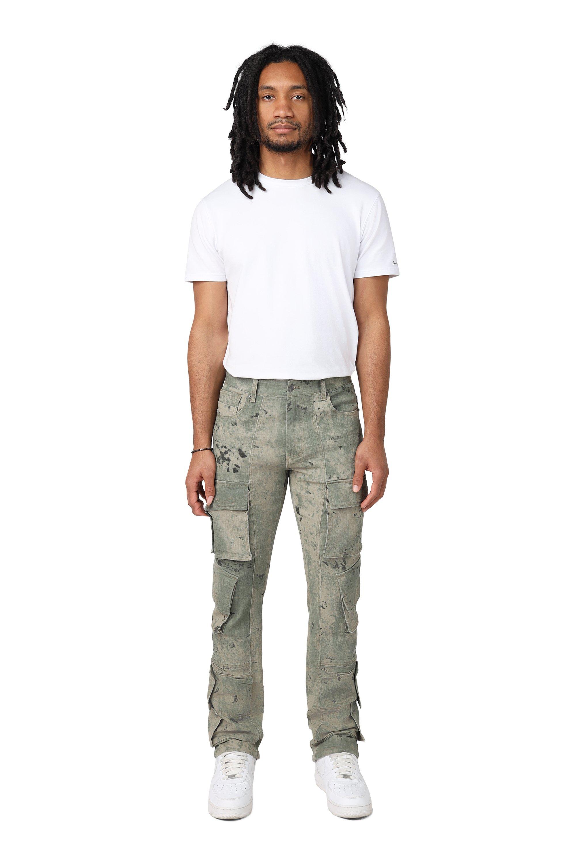 Grindhouse Camo Men's Green Solar Cargo Pants