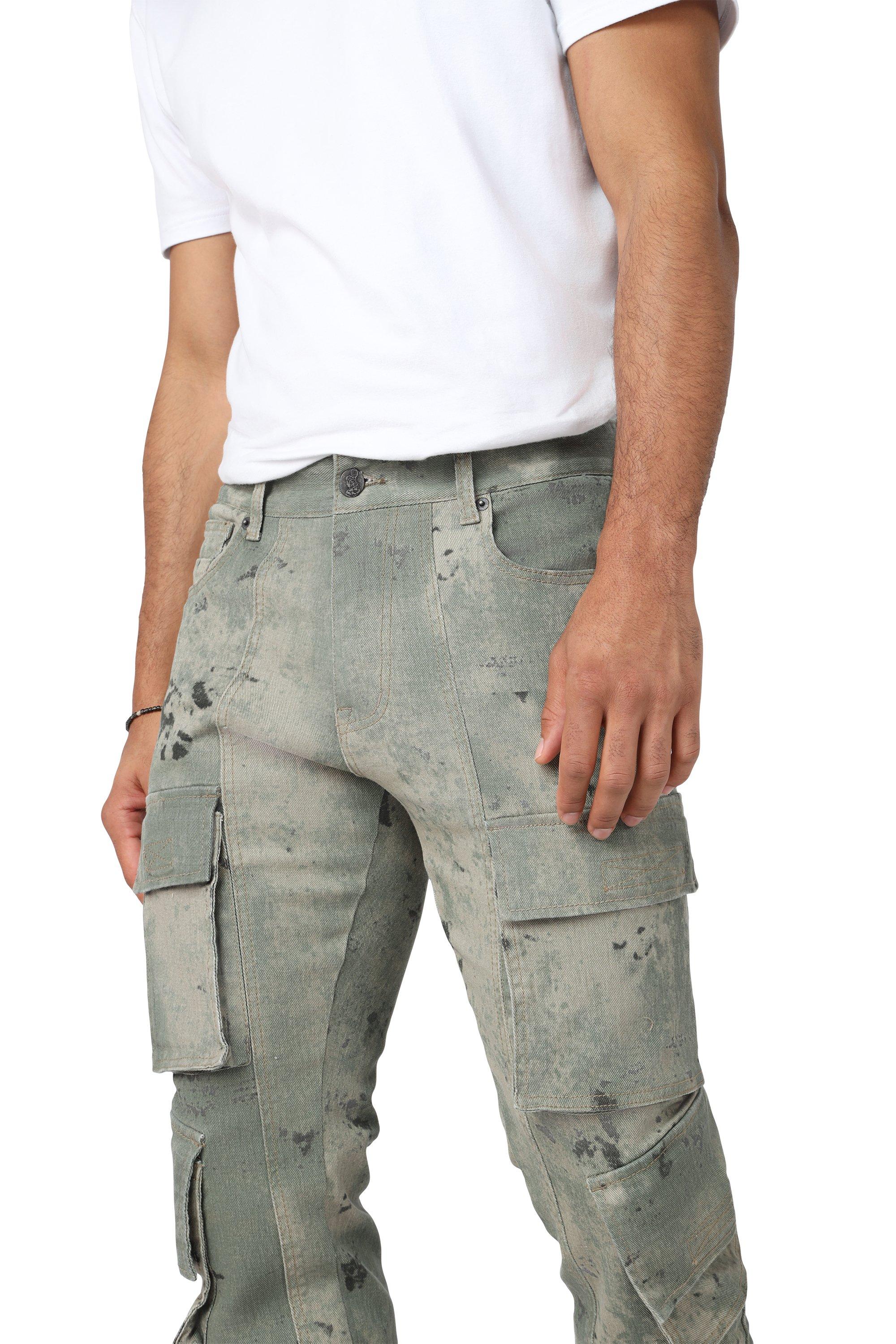 Grindhouse Camo Men's Green Solar Cargo Pants