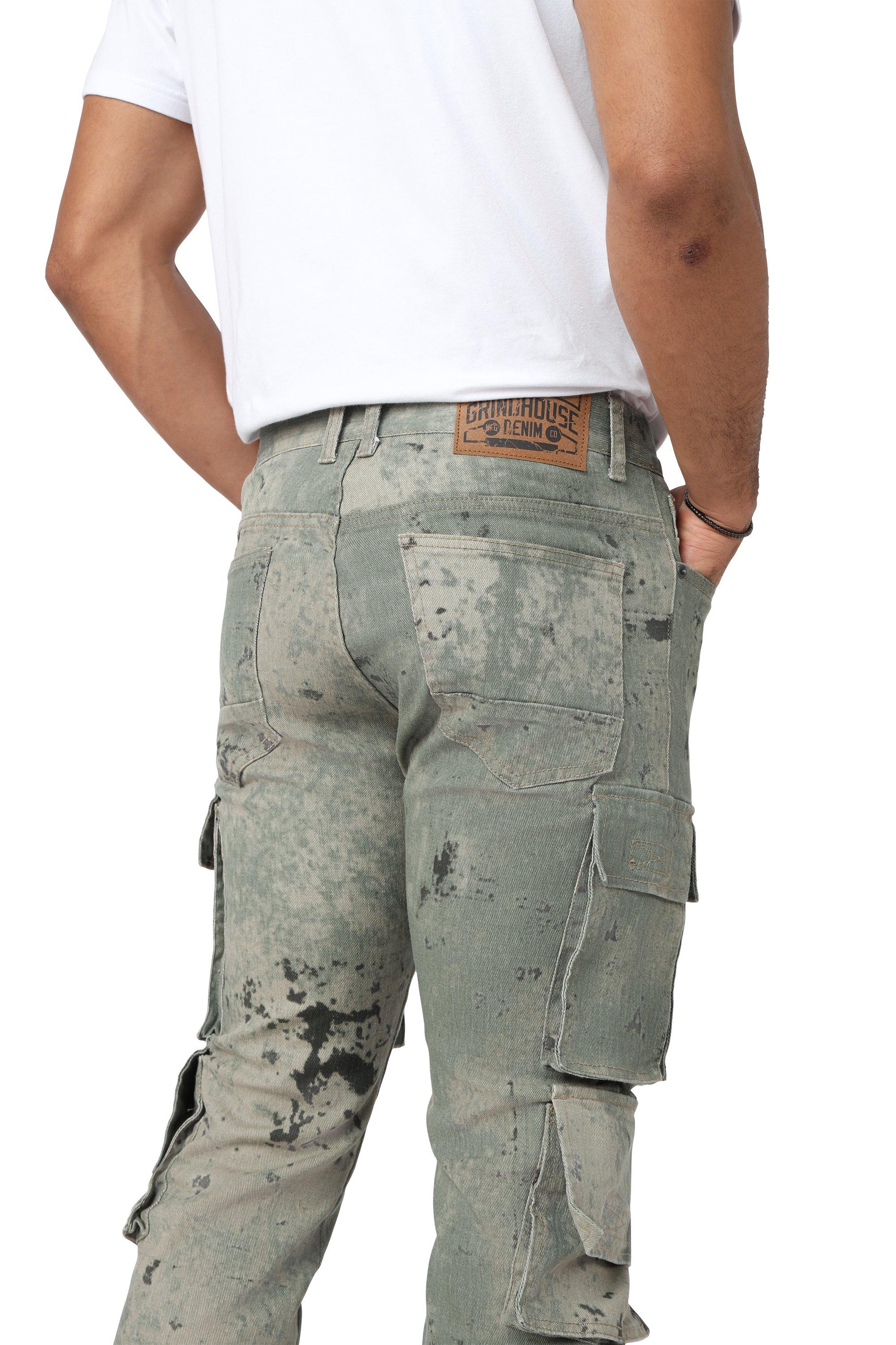 Grindhouse Camo Men's Green Solar Cargo Pants