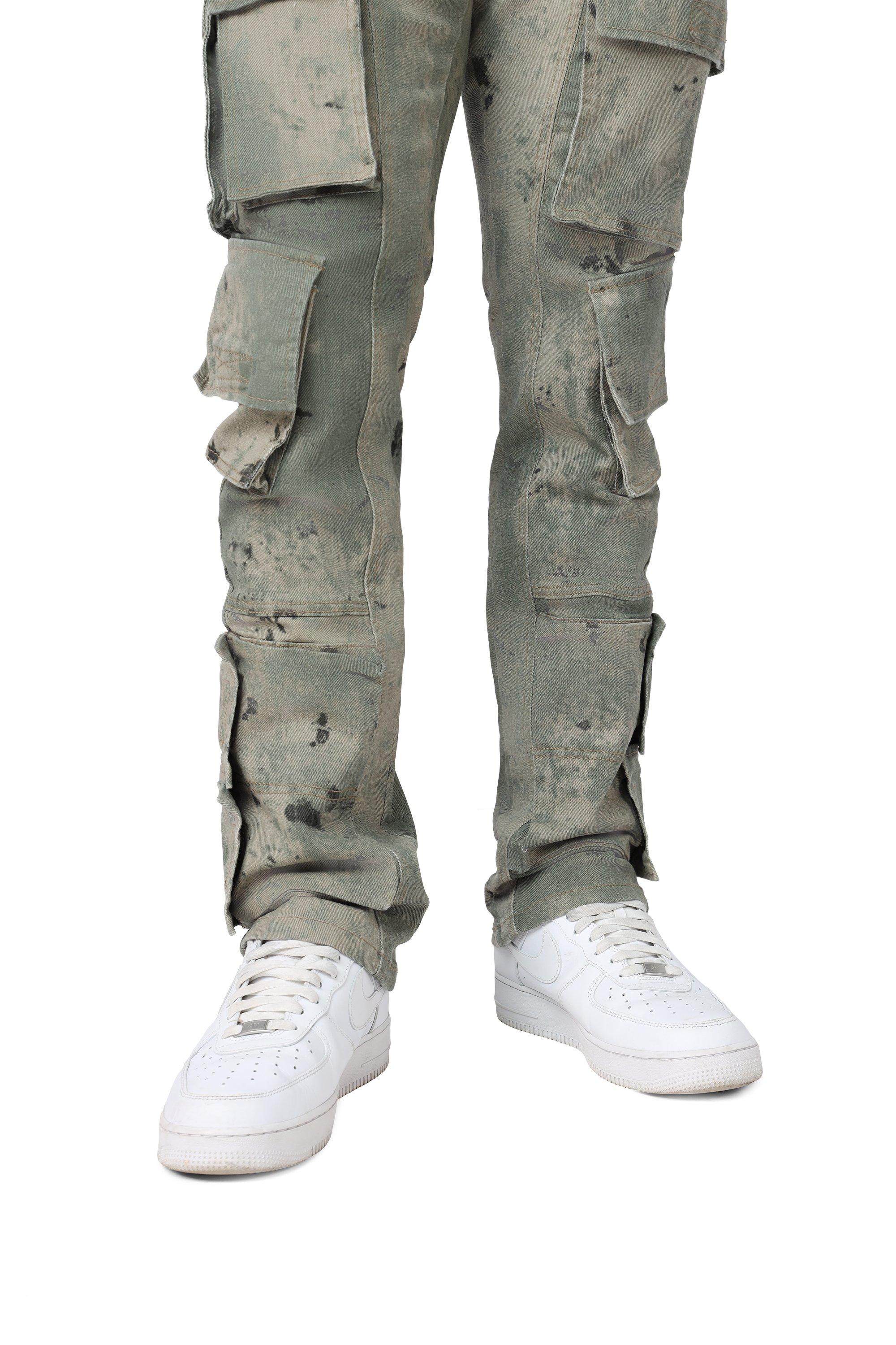 Grindhouse Camo Men's Green Solar Cargo Pants