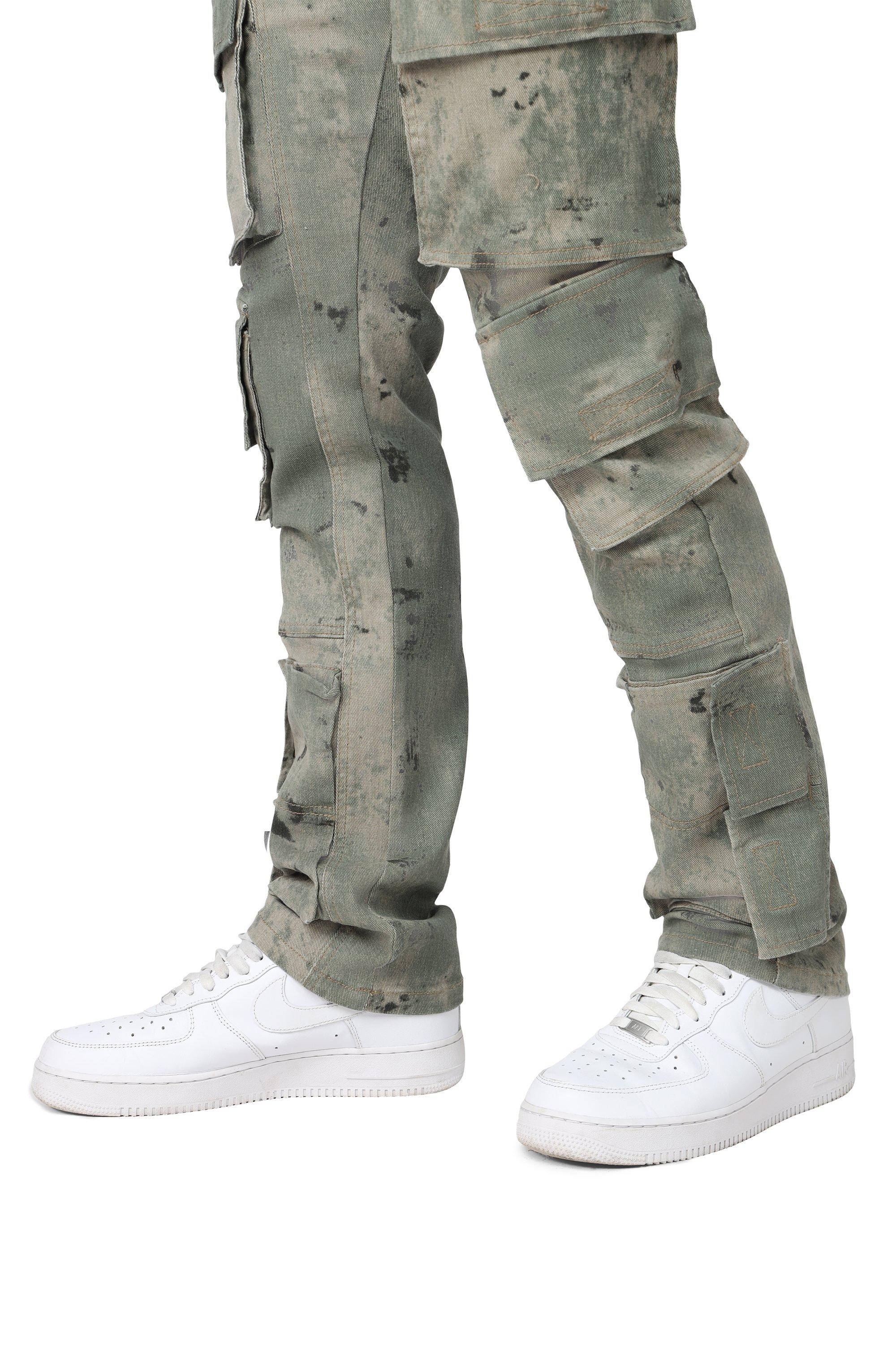 Grindhouse Camo Men's Green Solar Cargo Pants