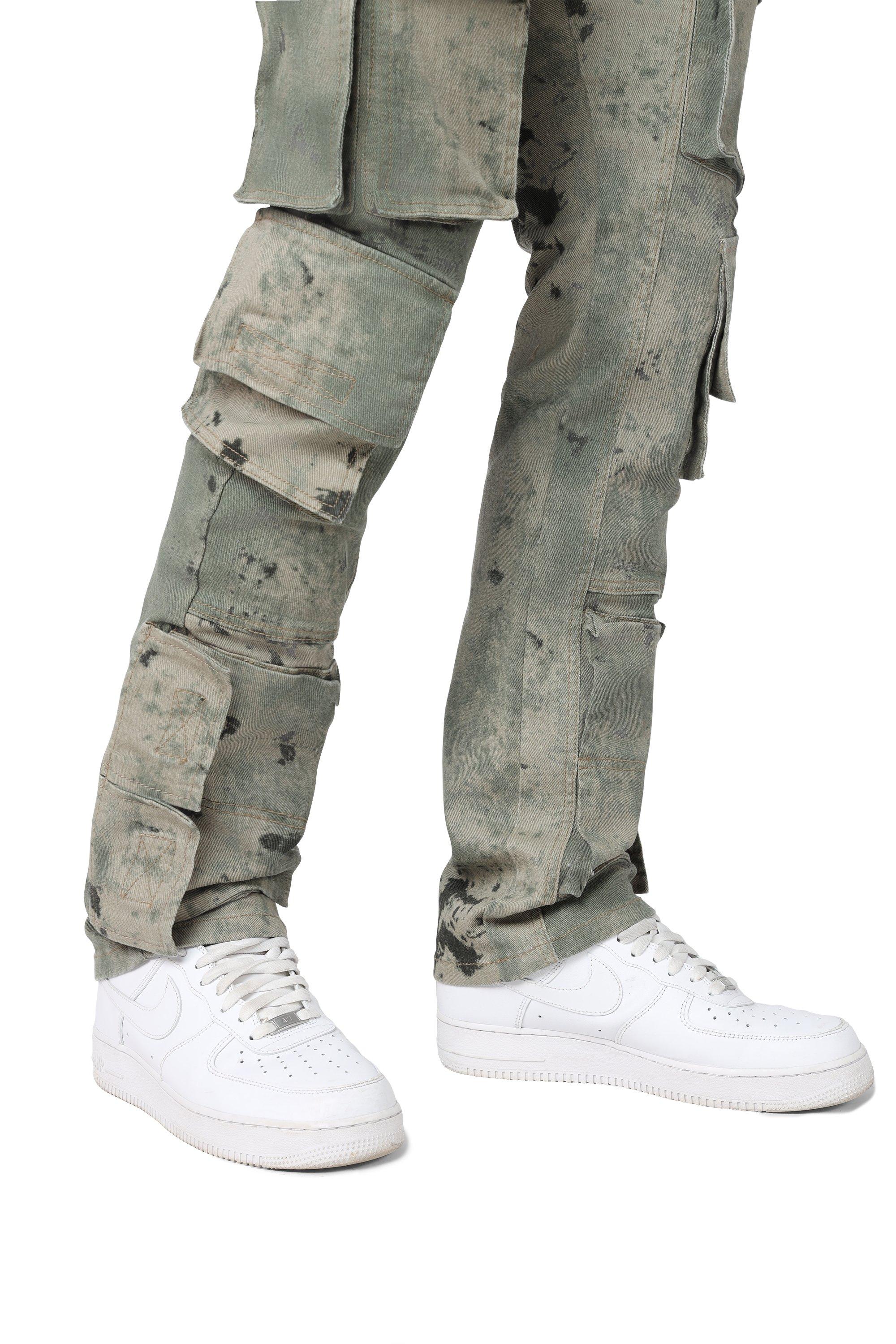 Grindhouse Camo Men's Green Solar Cargo Pants