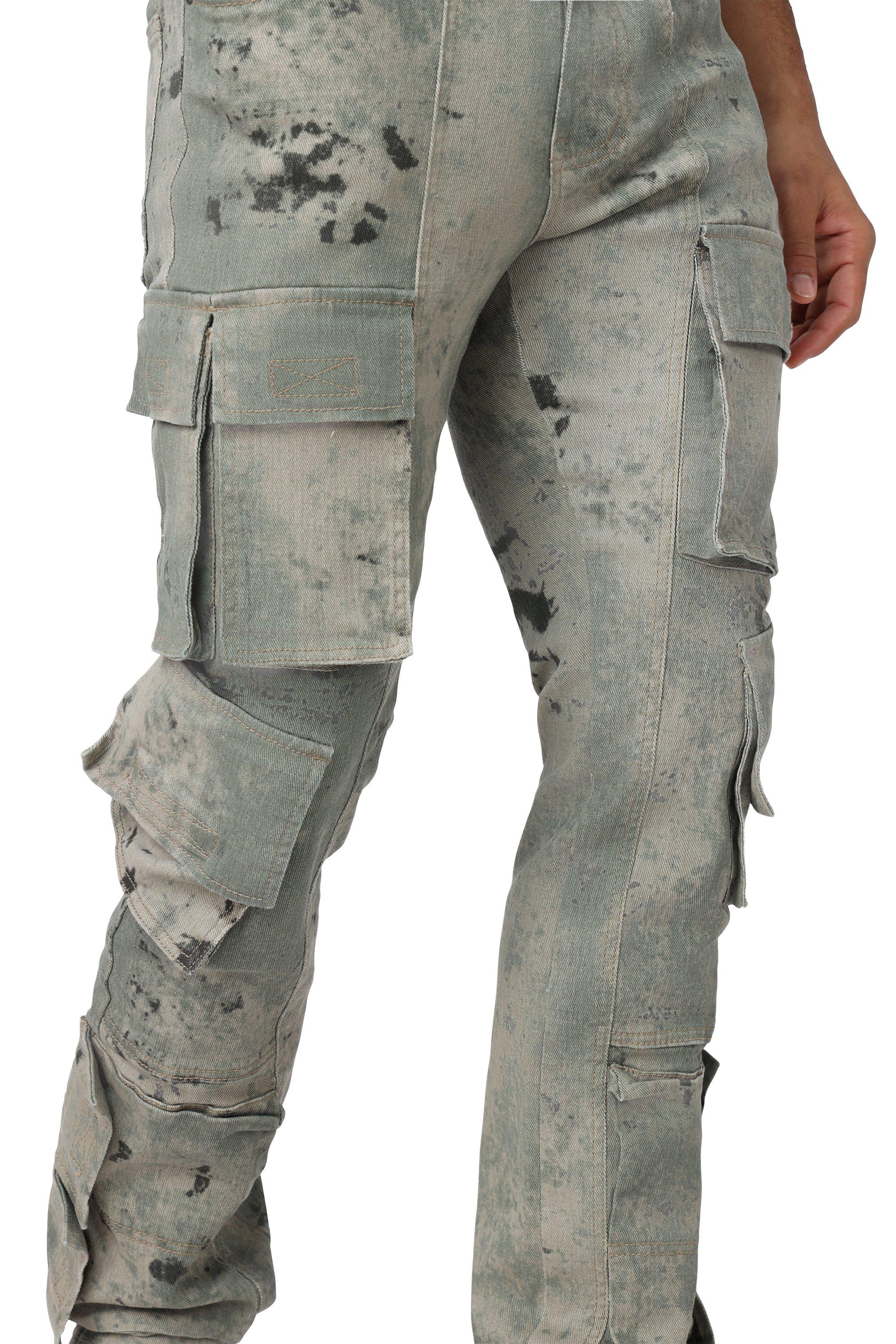 Grindhouse Camo Men's Green Solar Cargo Pants