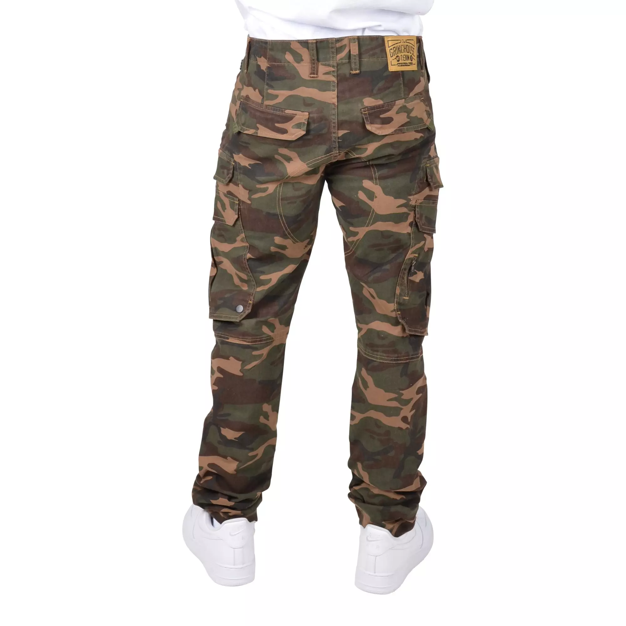 Grindhouse Men's Camo Twill Cargo Pocket Pants - CAMOUFLAGE