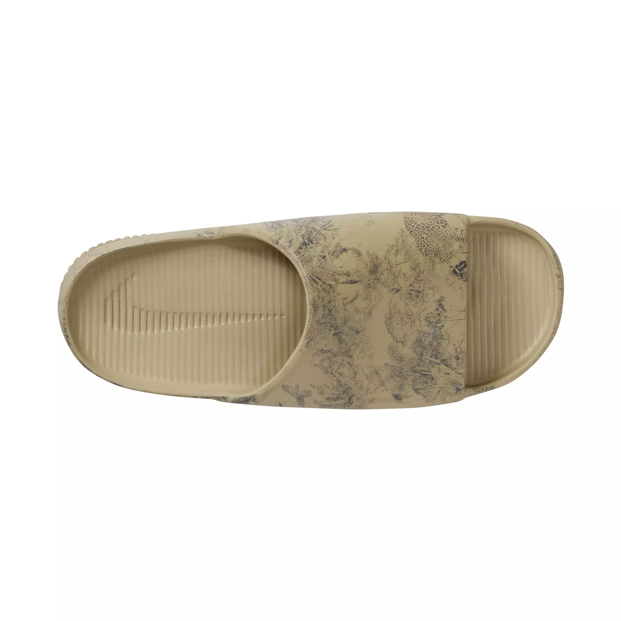 Nike Calm Printed "Parachute Beige/Anthracite" Men's Slide - BEIGE