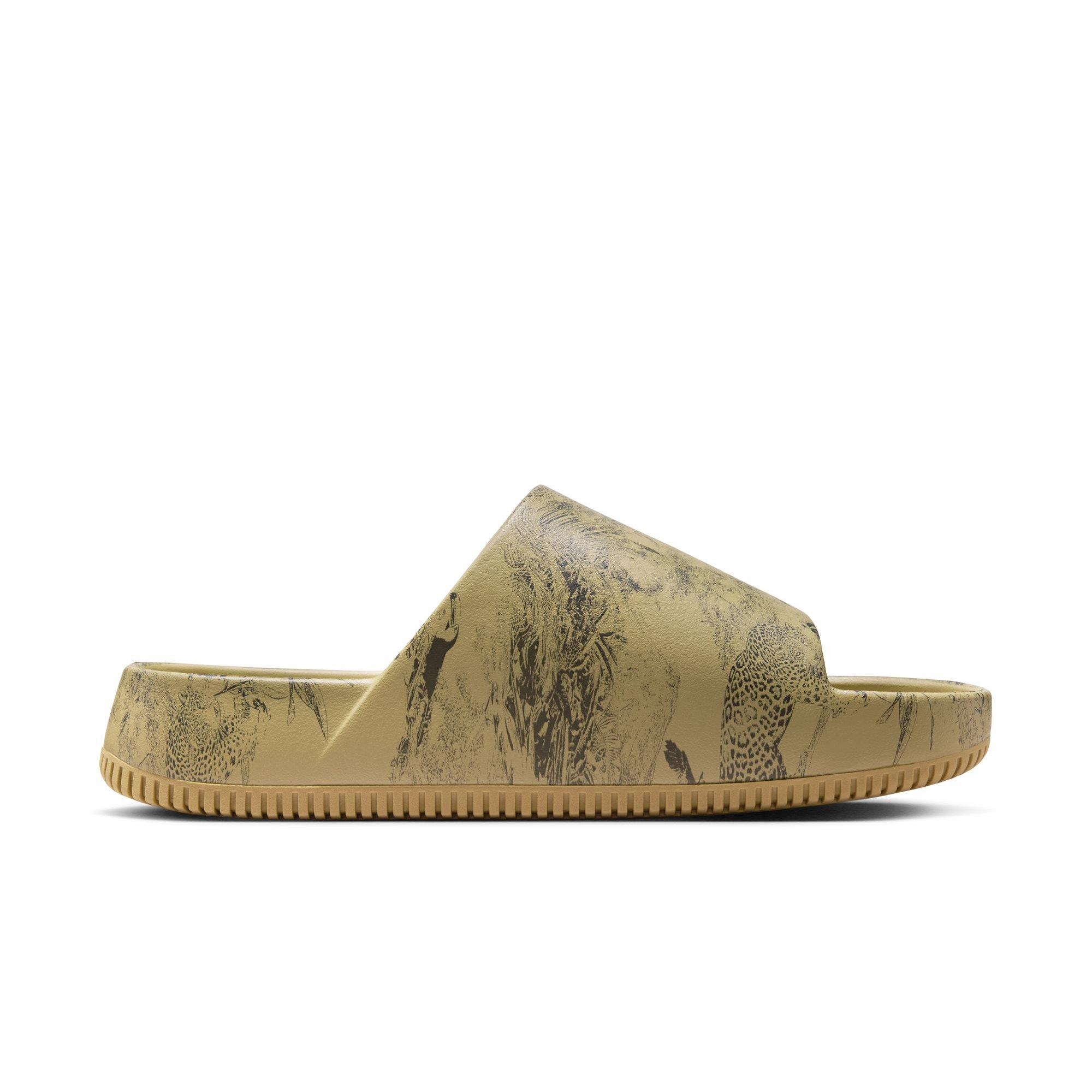 Nike Calm Printed Men's Slide - Parachute Beige | Hibbett