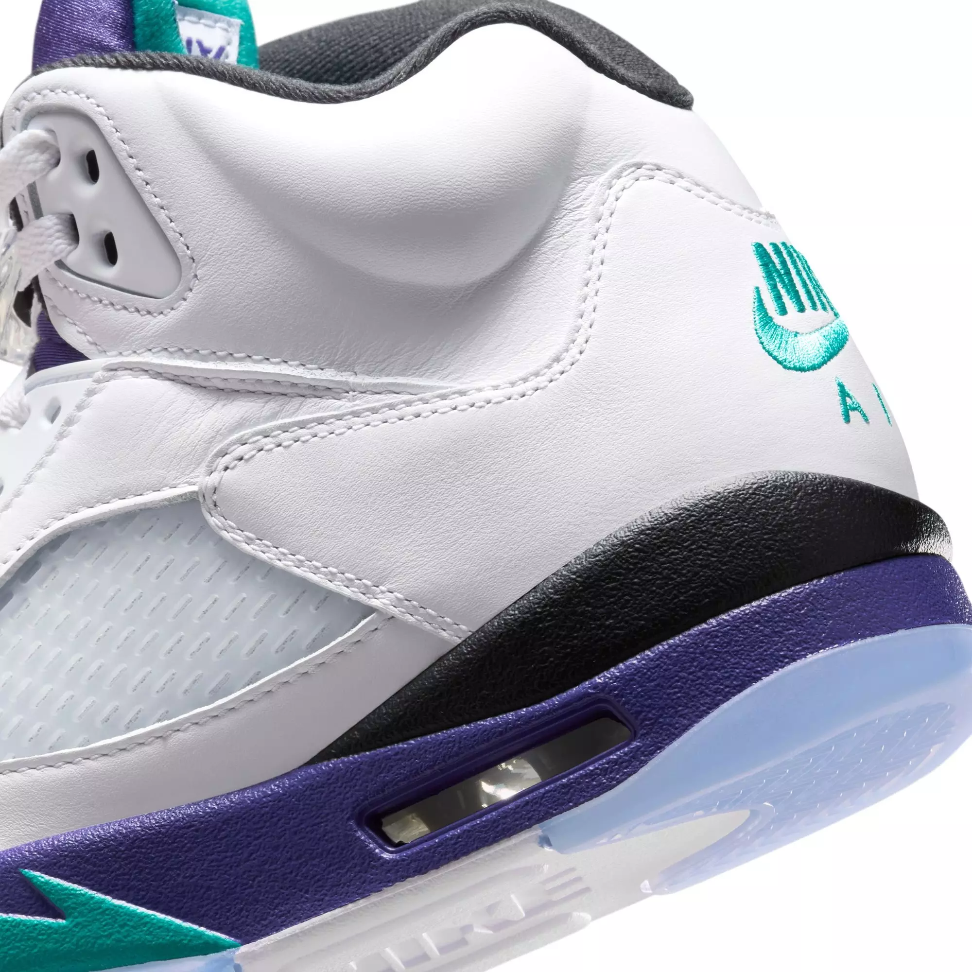 Jordan 5 Retro "Grape" Men's Shoe - WHITE/NEW EMERALD/GRAPE ICE