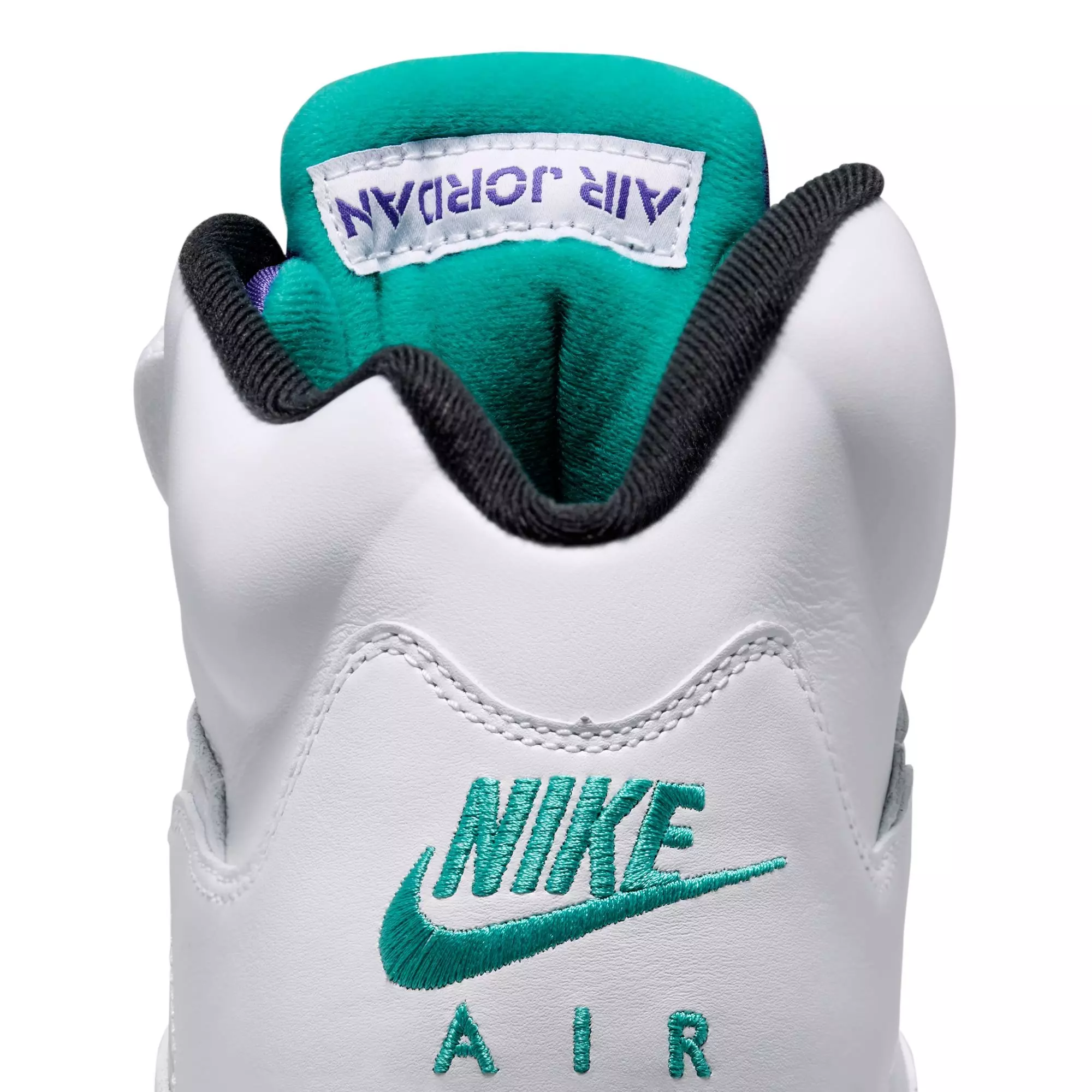 Jordan 5 Retro "Grape" Men's Shoe - WHITE/NEW EMERALD/GRAPE ICE