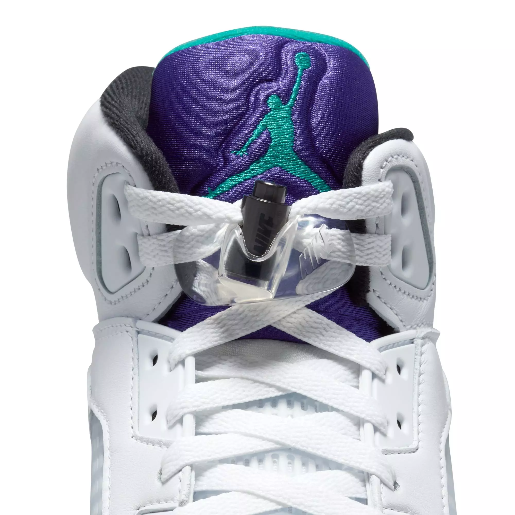 Jordan 5 Retro "Grape" Men's Shoe - WHITE/NEW EMERALD/GRAPE ICE