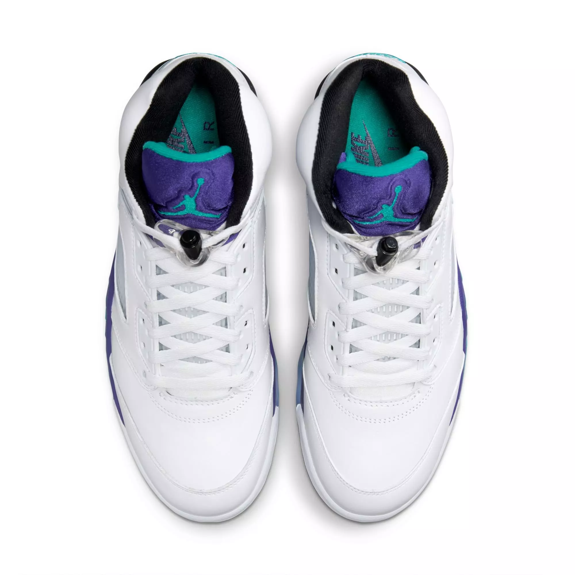 Jordan 5 Retro "Grape" Men's Shoe - WHITE/NEW EMERALD/GRAPE ICE