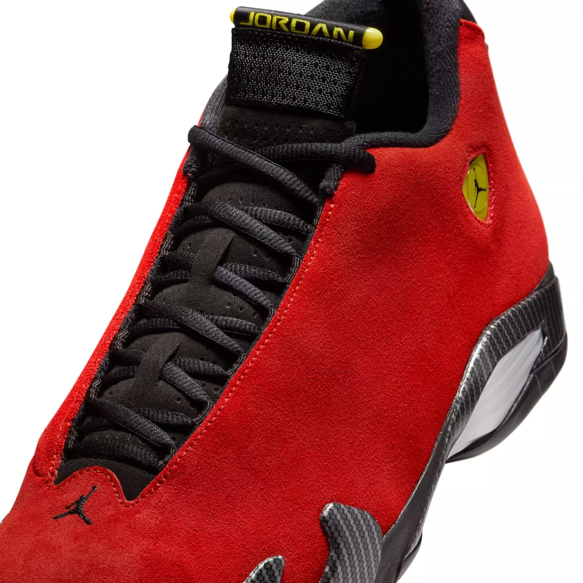 Jordan 14 Retro "Challenge Red" Men's Shoe - CHALLENGE RED/BLACK/VIBRANT YELLOW