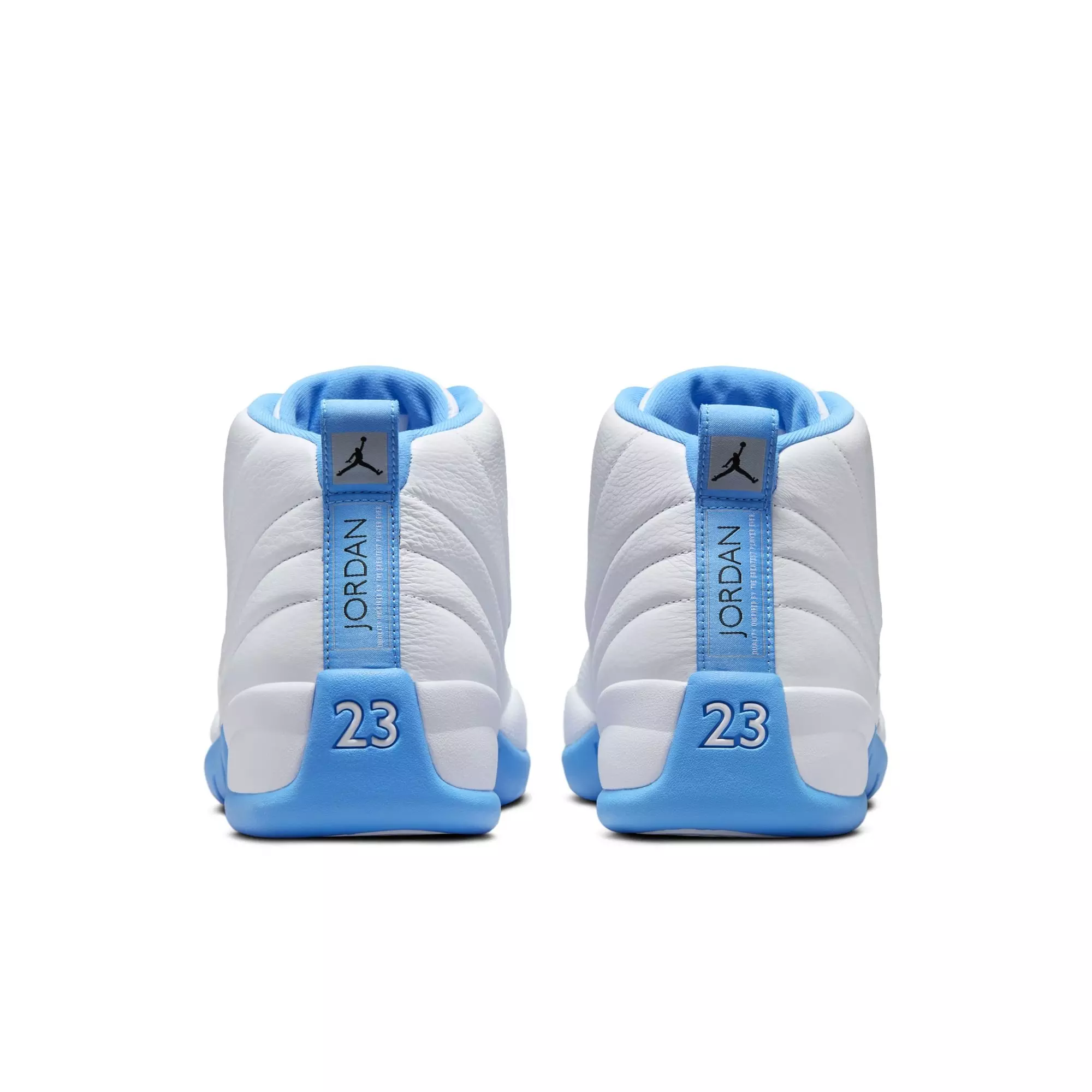 Jordan 12 Retro "White and University Blue" Men's Shoe - WHITE/UNIVERSITY BLUE/METALLIC SILVER