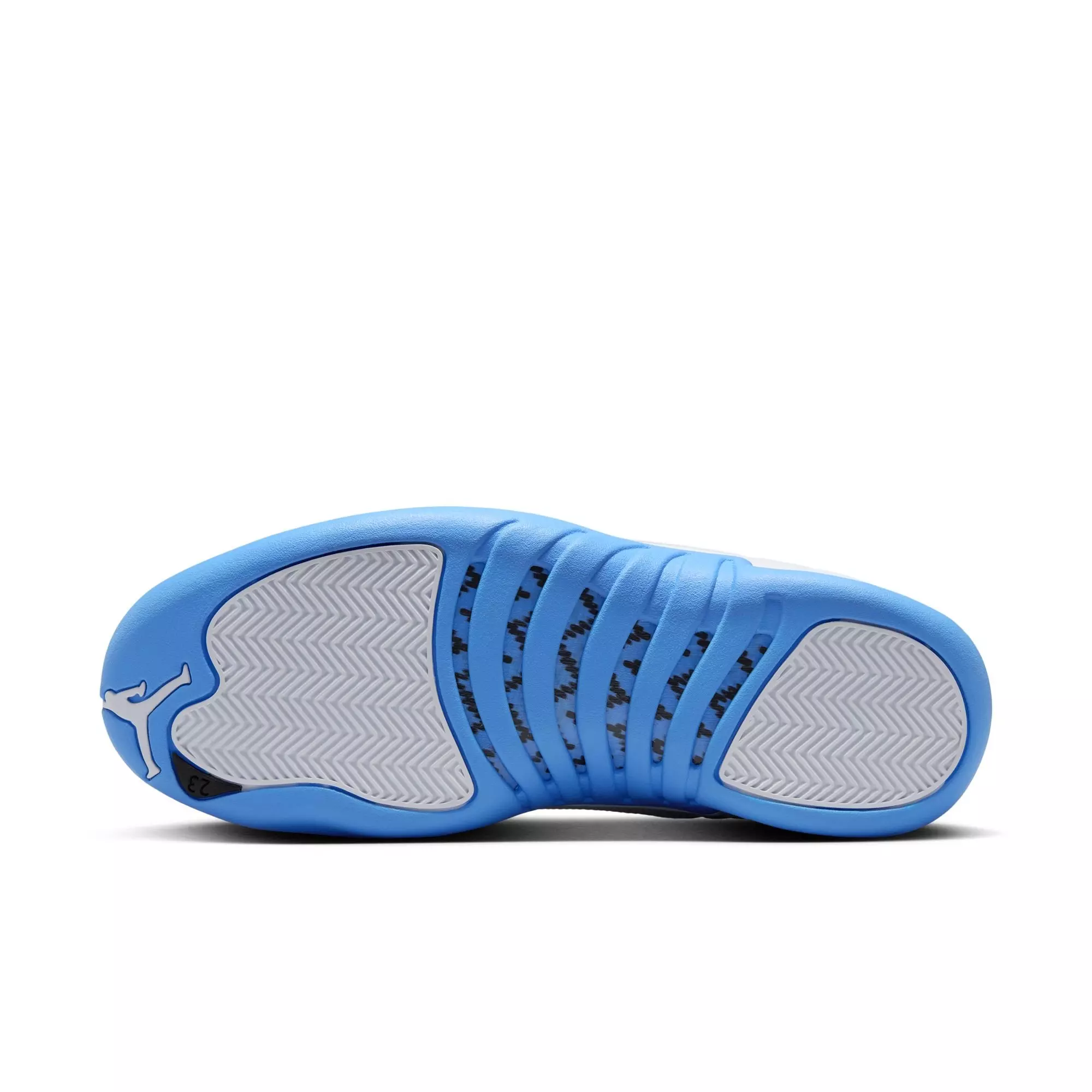 Jordan 12 Retro "White and University Blue" Men's Shoe - WHITE/UNIVERSITY BLUE/METALLIC SILVER