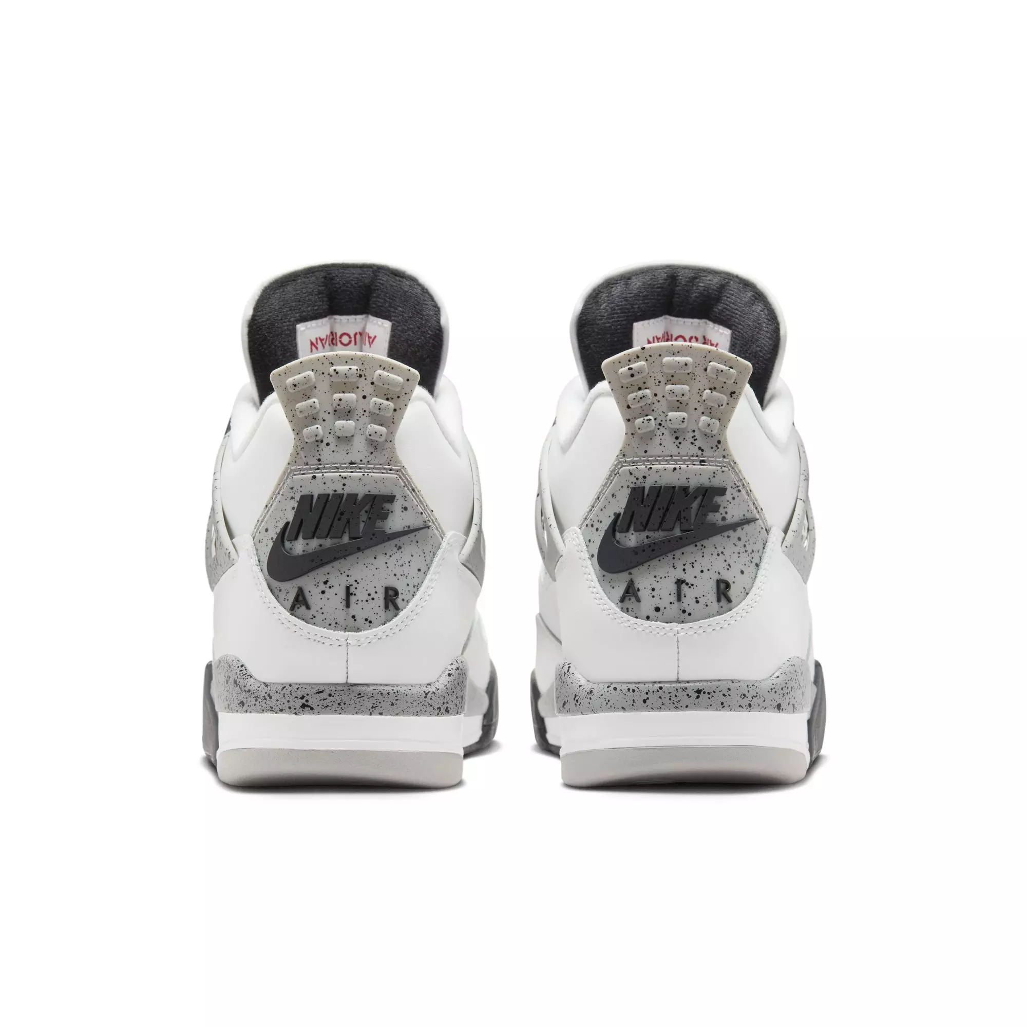 Jordan 4 Retro "White Cement"​ Men's Shoe - SUMMIT WHITE/FIRE RED/CEMENT GREY