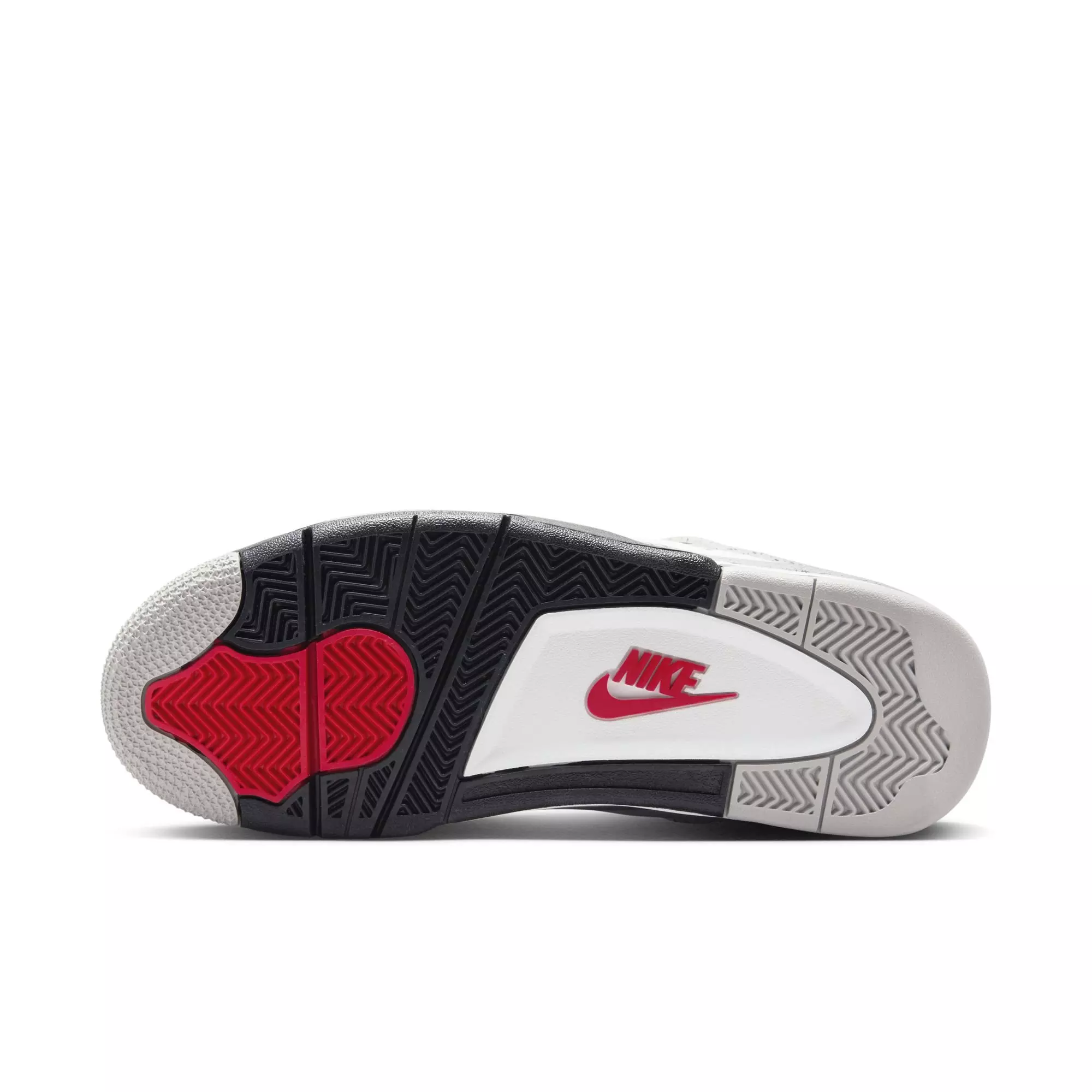 Jordan 4 Retro "White Cement"​ Men's Shoe - SUMMIT WHITE/FIRE RED/CEMENT GREY