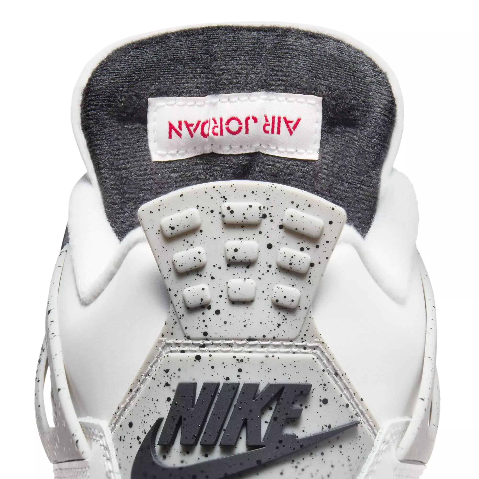 Jordan 4 Retro "White Cement"​ Men's Shoe - SUMMIT WHITE/FIRE RED/CEMENT GREY