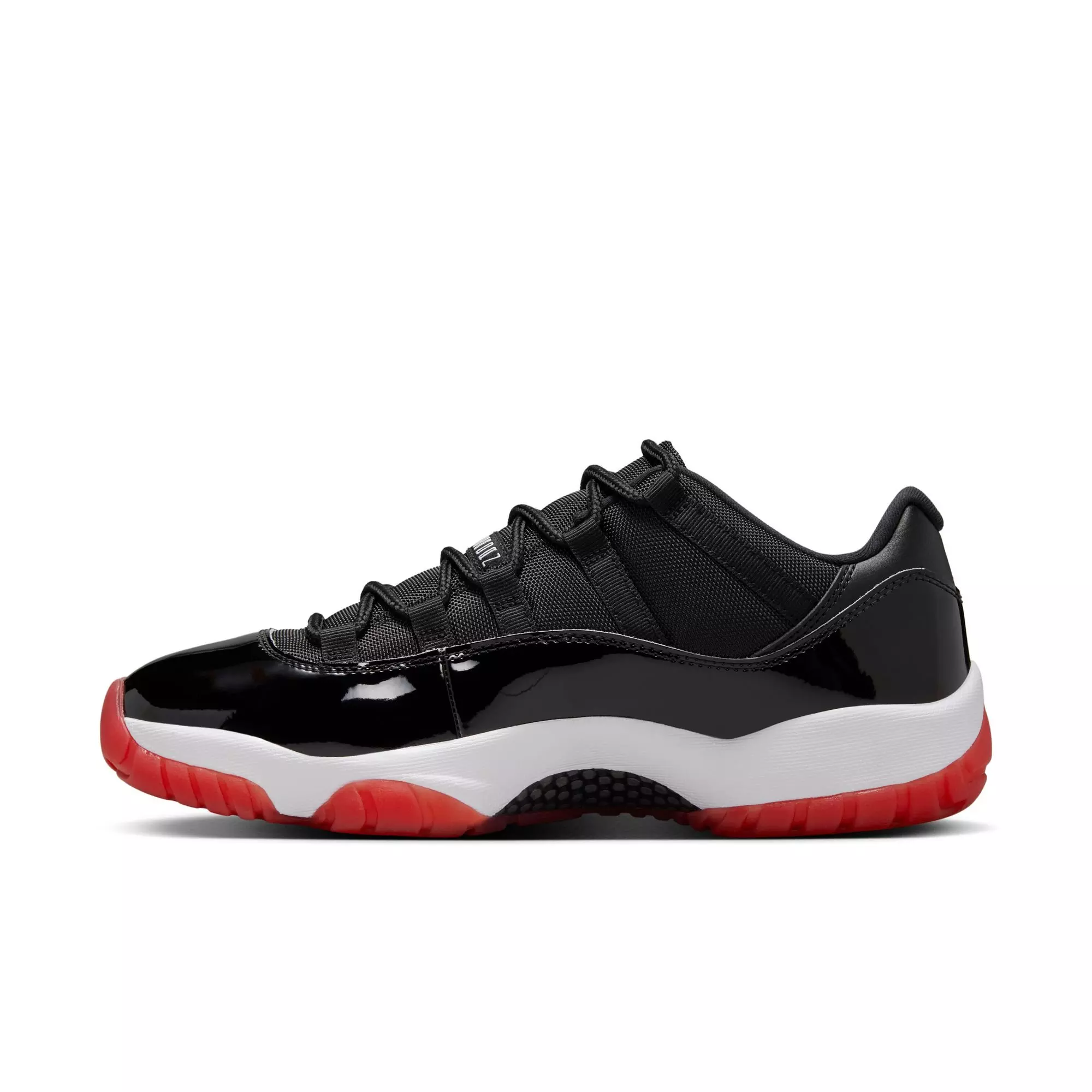 Jordan 11 Retro Low "Bred" Men's Shoe - BLACK/VARSITY RED/WHITE