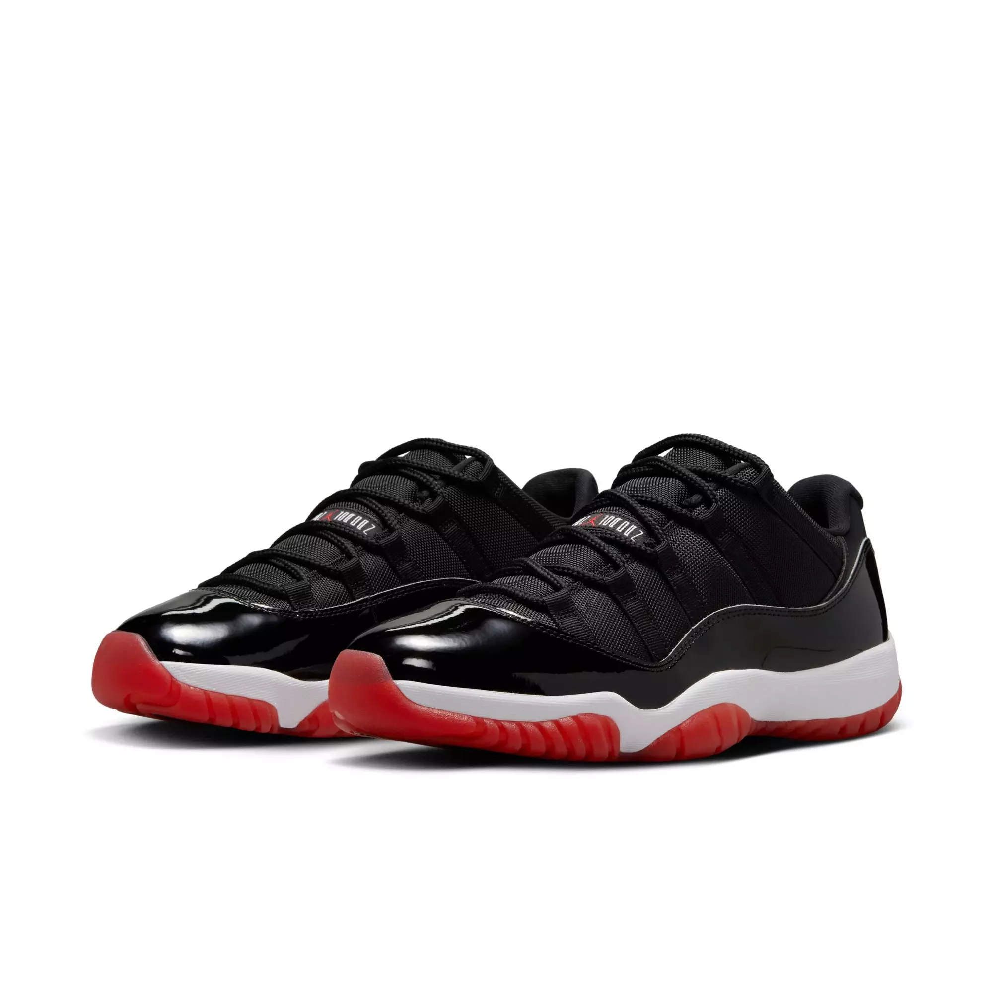 Jordan 11 Retro Low "Bred" Men's Shoe - BLACK/VARSITY RED/WHITE