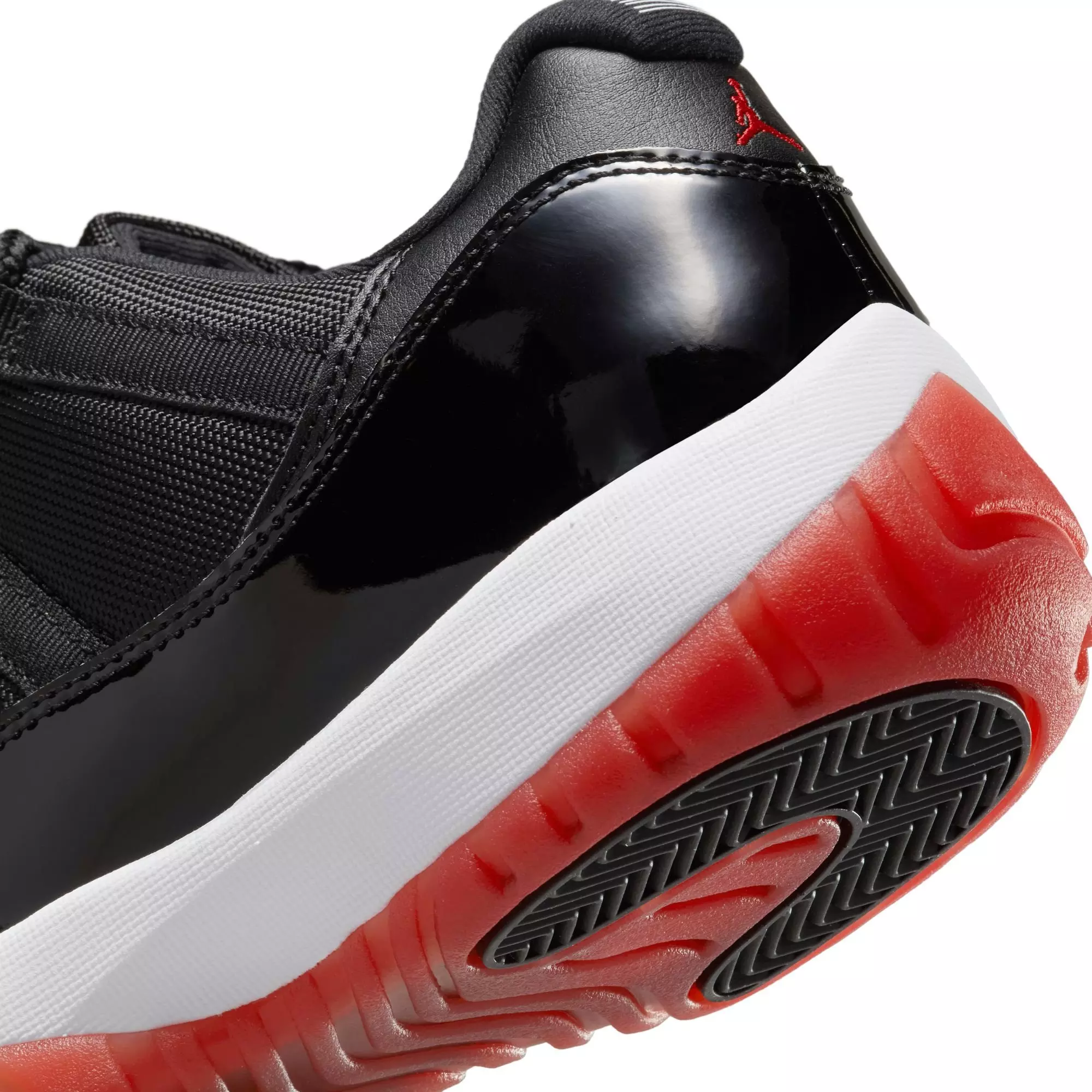 Jordan 11 Retro Low "Bred" Men's Shoe - BLACK/VARSITY RED/WHITE