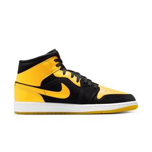 Jordan 1 Mid SE "Black/Varsity Maize/White" Men's Shoe