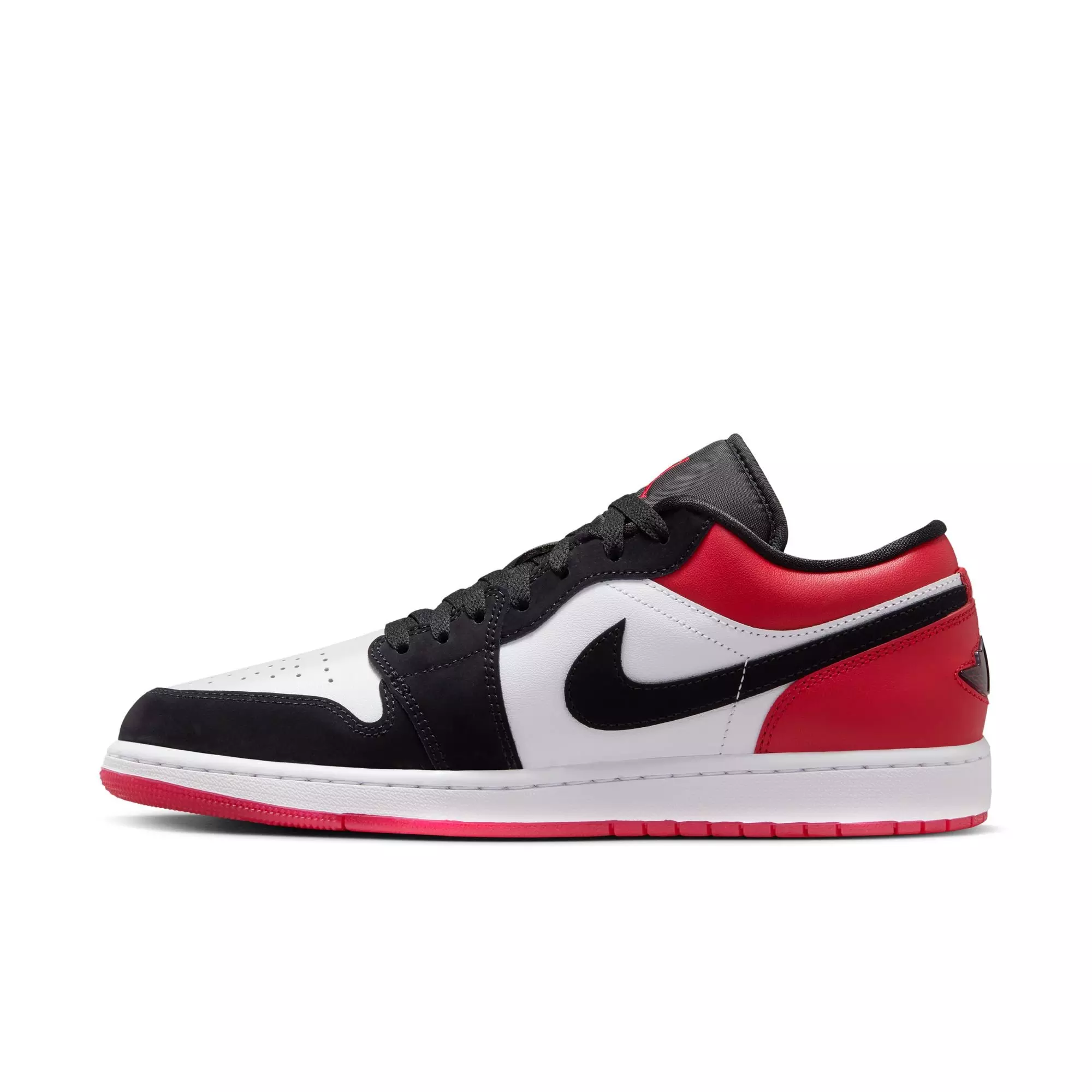 Jordan 1 Low SE "White/Black/Varsity Red" Men's Shoe - WHITE/BLACK/RED