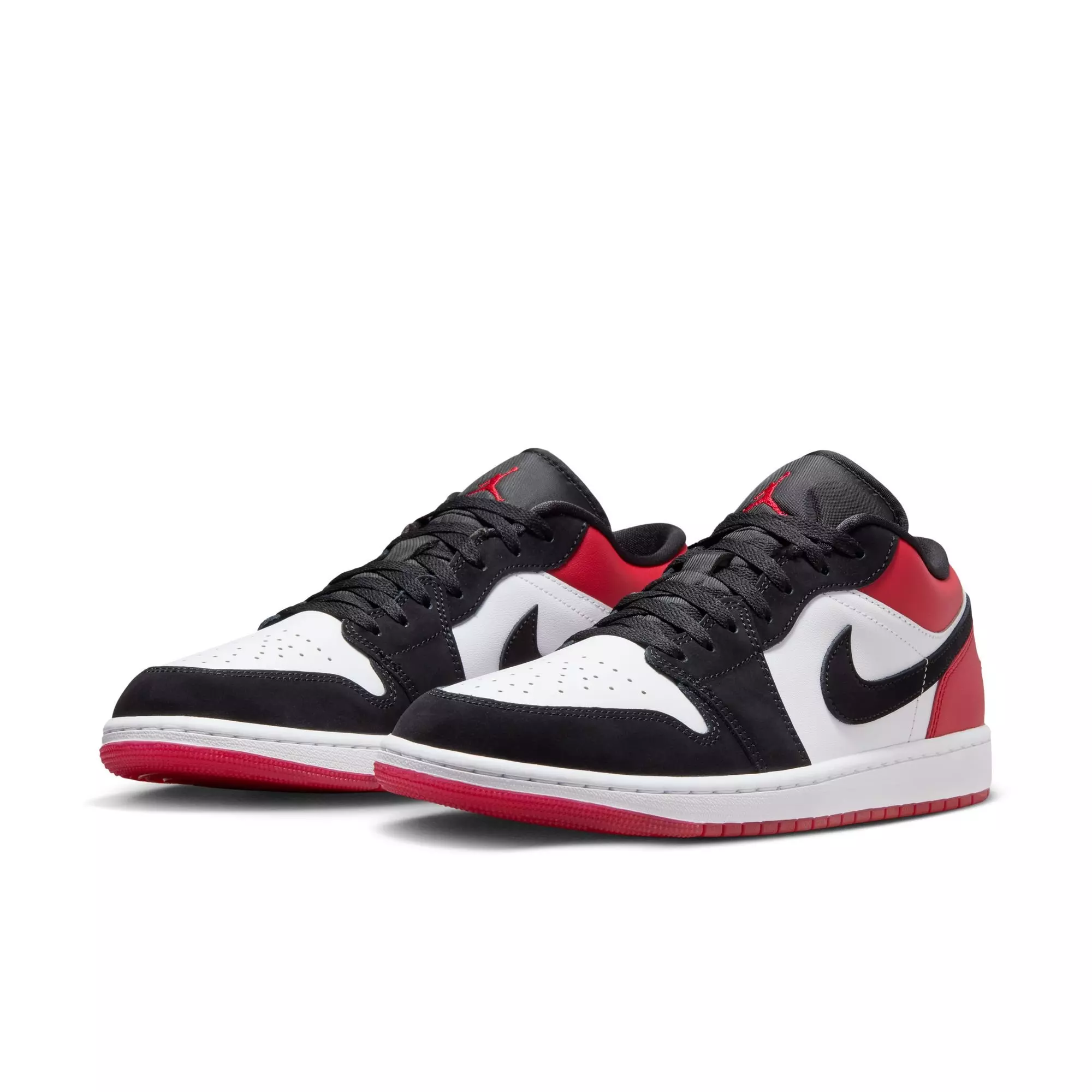 Jordan 1 Low SE "White/Black/Varsity Red" Men's Shoe - WHITE/BLACK/RED