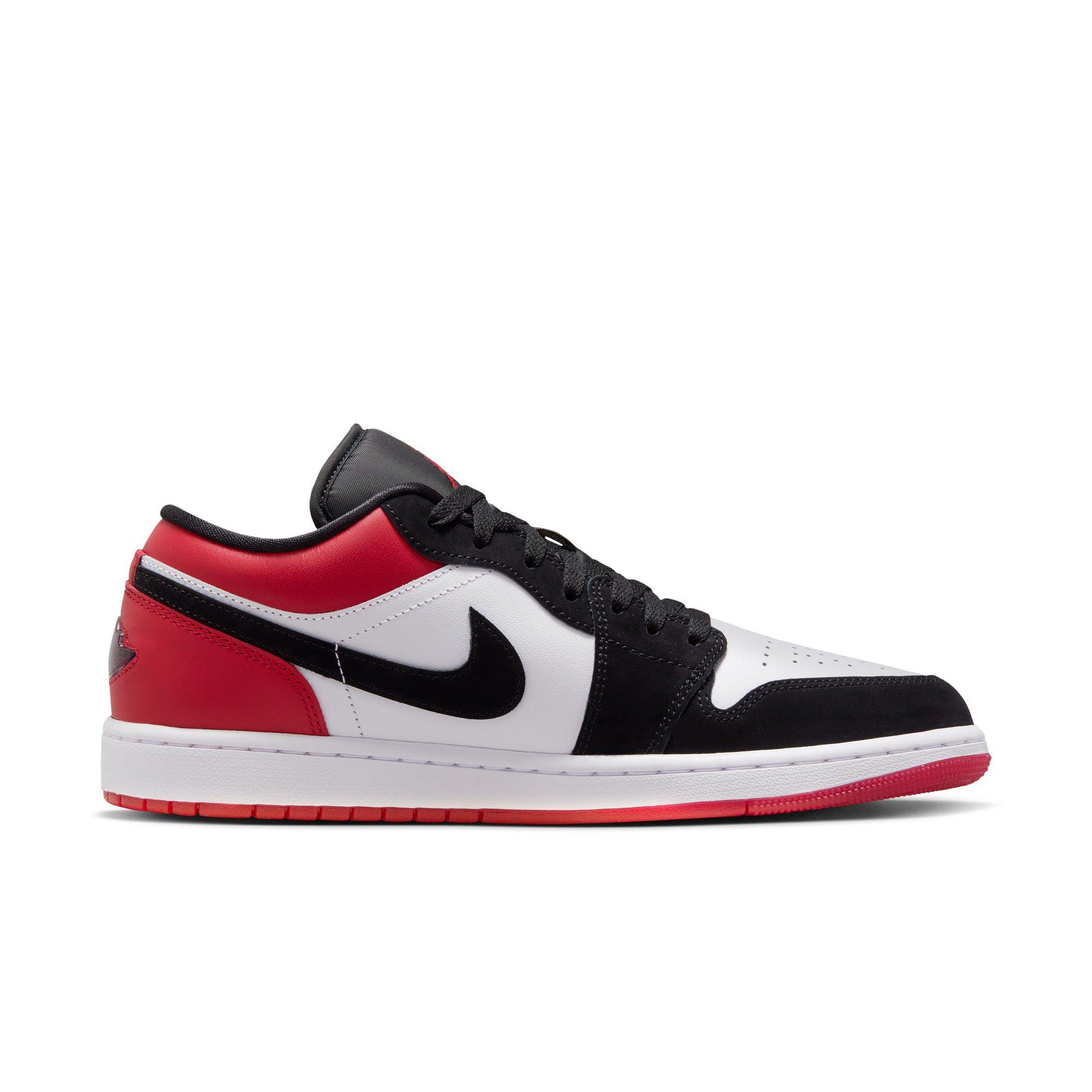 Jordan 1 Low SE "White/Black/Varsity Red" Men's Shoe - WHITE/BLACK/RED Thumbnail View 2