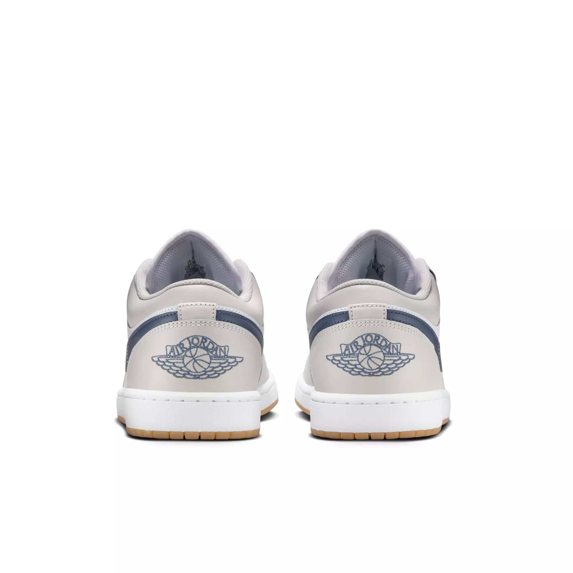 Jordan 1 Low "White/Midnight Navy/Neutral Grey" Men's Shoe - WHITE/NAVY