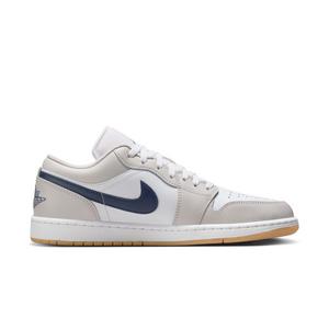 Jordan 1 Low "White/Midnight Navy/Neutral Grey" Men's Shoe