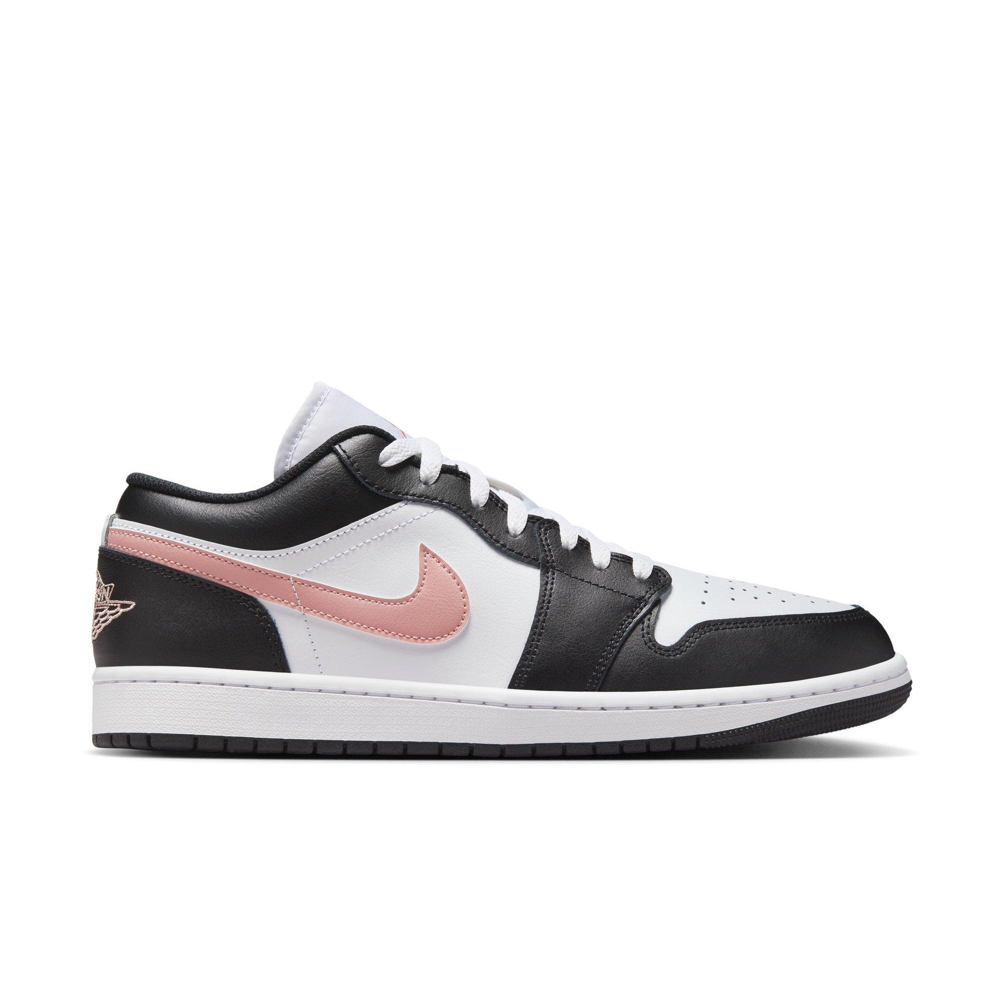 Jordan 1 Low "White/Rust Pink/Black" Men's Shoe - WHITE/PINK/BLACK Thumbnail View 1