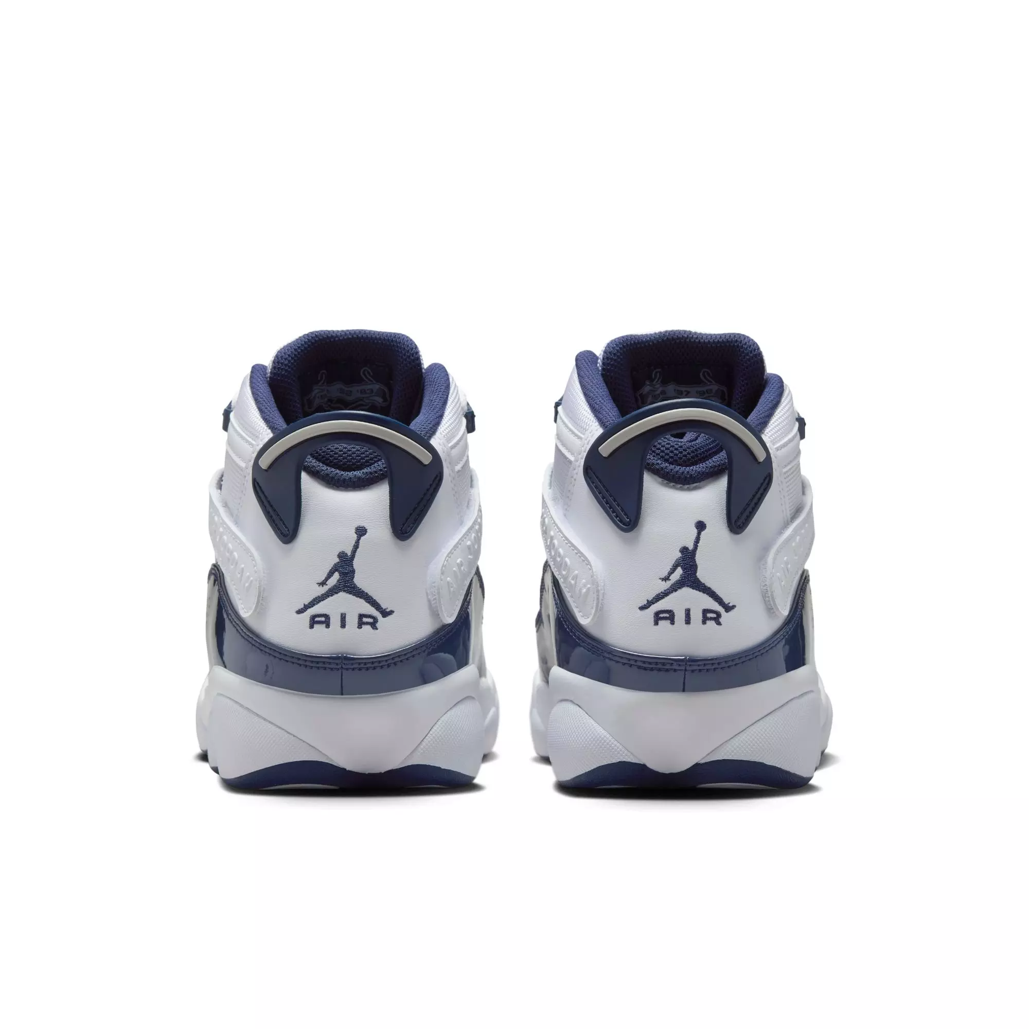 Jordan 6 Rings "White/Midnight Navy/Neutral Grey" Men's Shoe - WHITE/NAVY