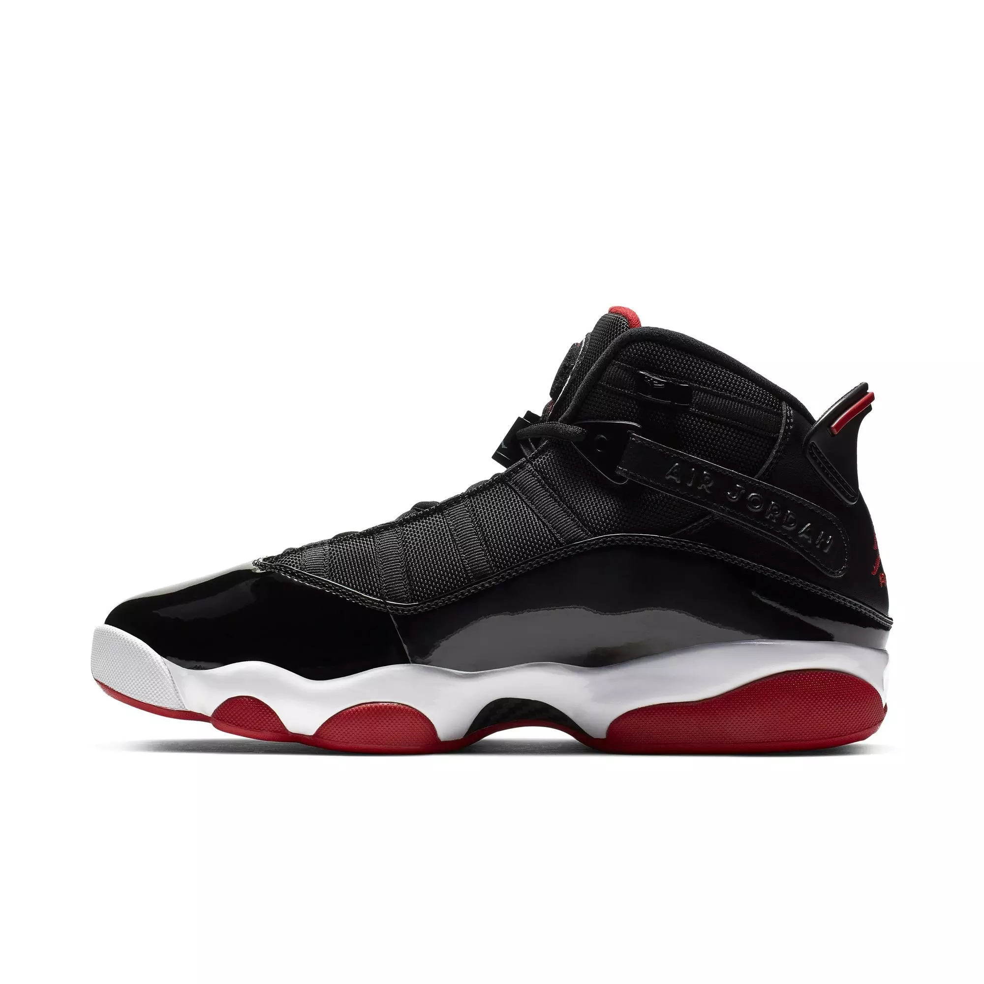 Jordan 6 Rings "Black/Varsity Red/White" Men's Shoe - BLACK/RED