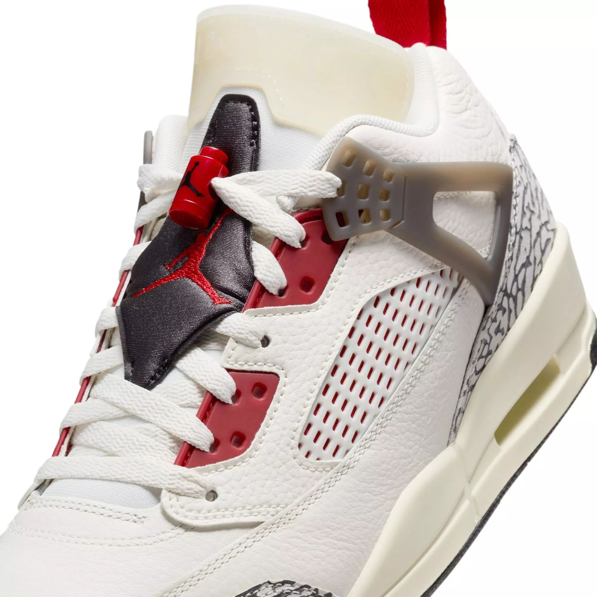 Jordan Spizike Low "Sail/Varsity Red/Anthracite/Coconut​ Milk" Men's Shoe - SAIL