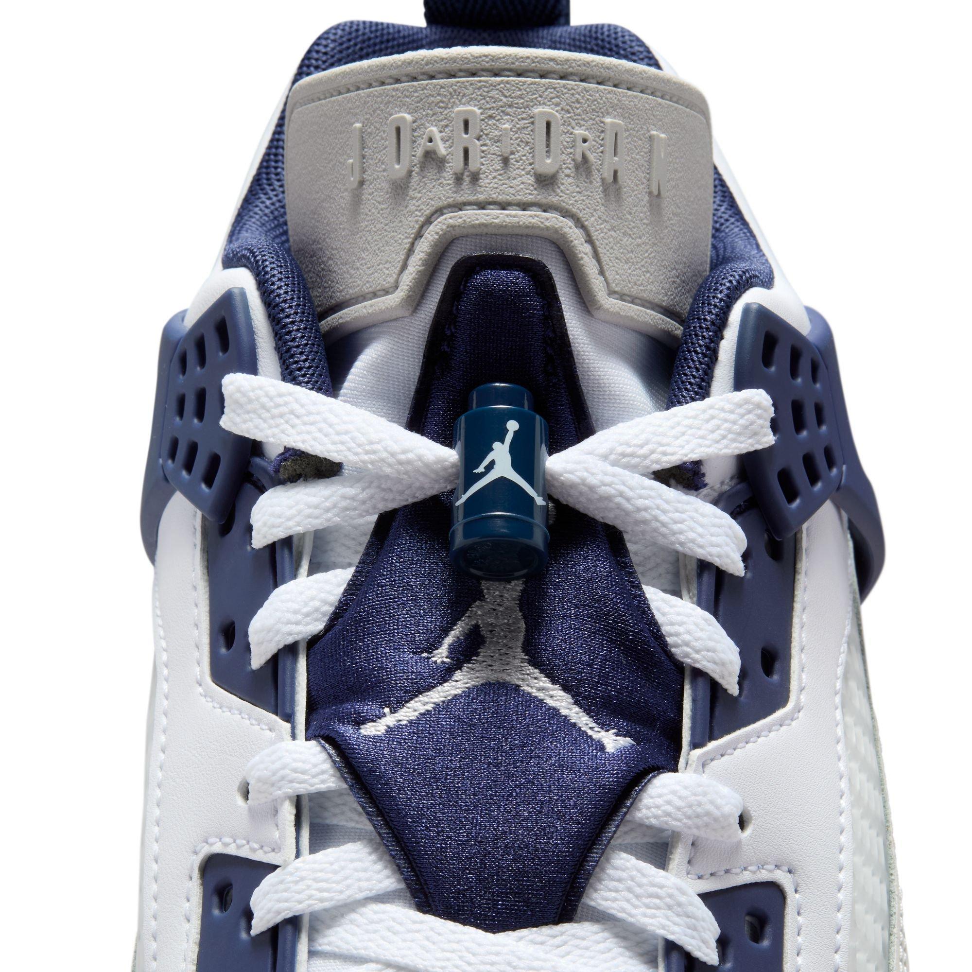 Size 8.5 - Air Jordan Spizike Low White Midnight Navy Jordan Spizike Low Men main image 4