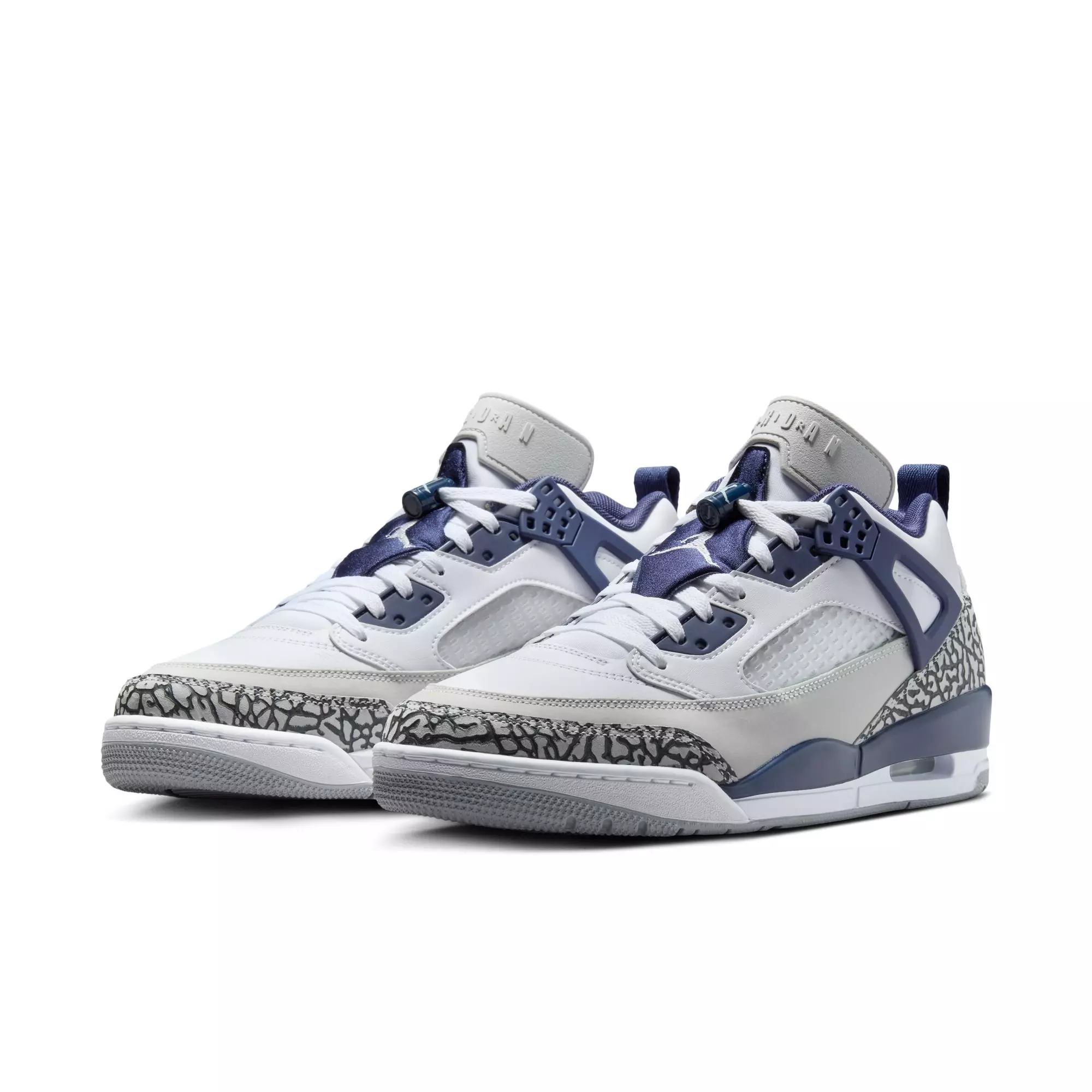 Jordan Spizike Low "White/Midnight Navy/Neutral Grey" Men's Shoe - WHITE/NAVY