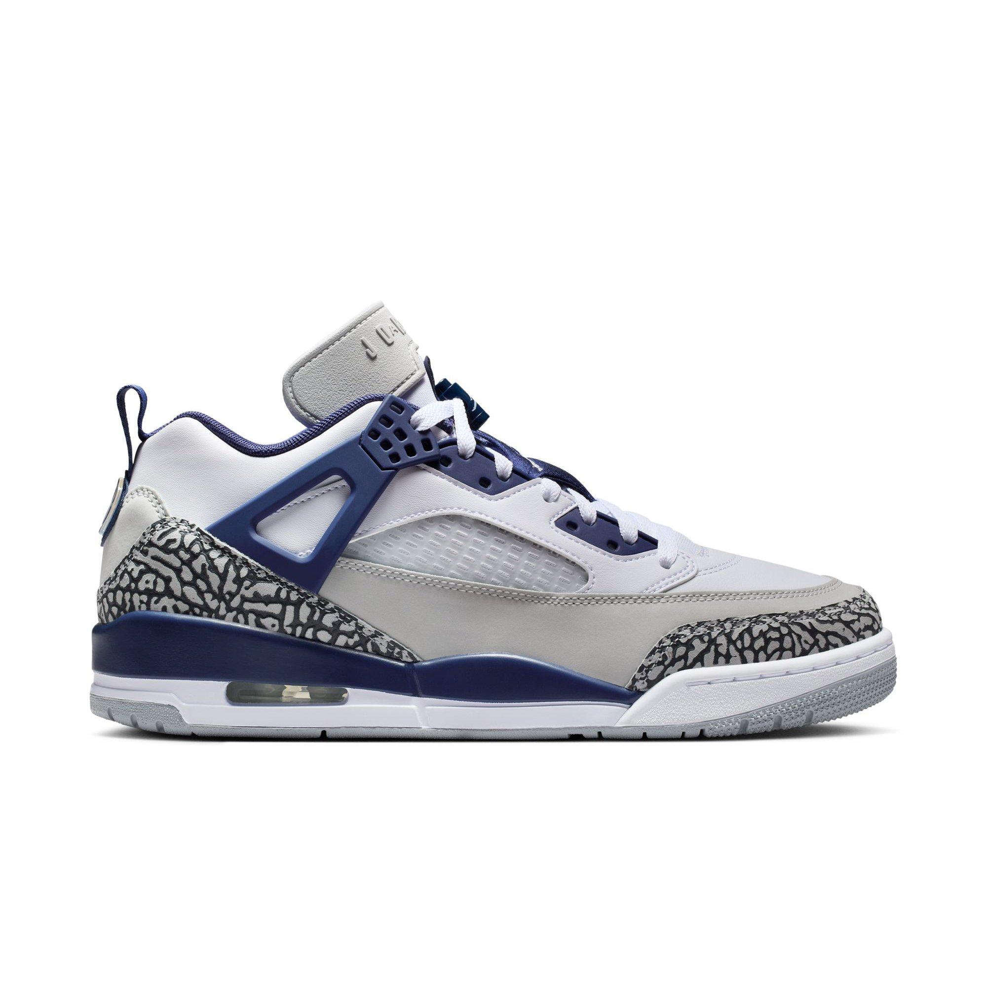 Jordan Spizike Low "White/Midnight Navy/Neutral Grey" Men's Shoe