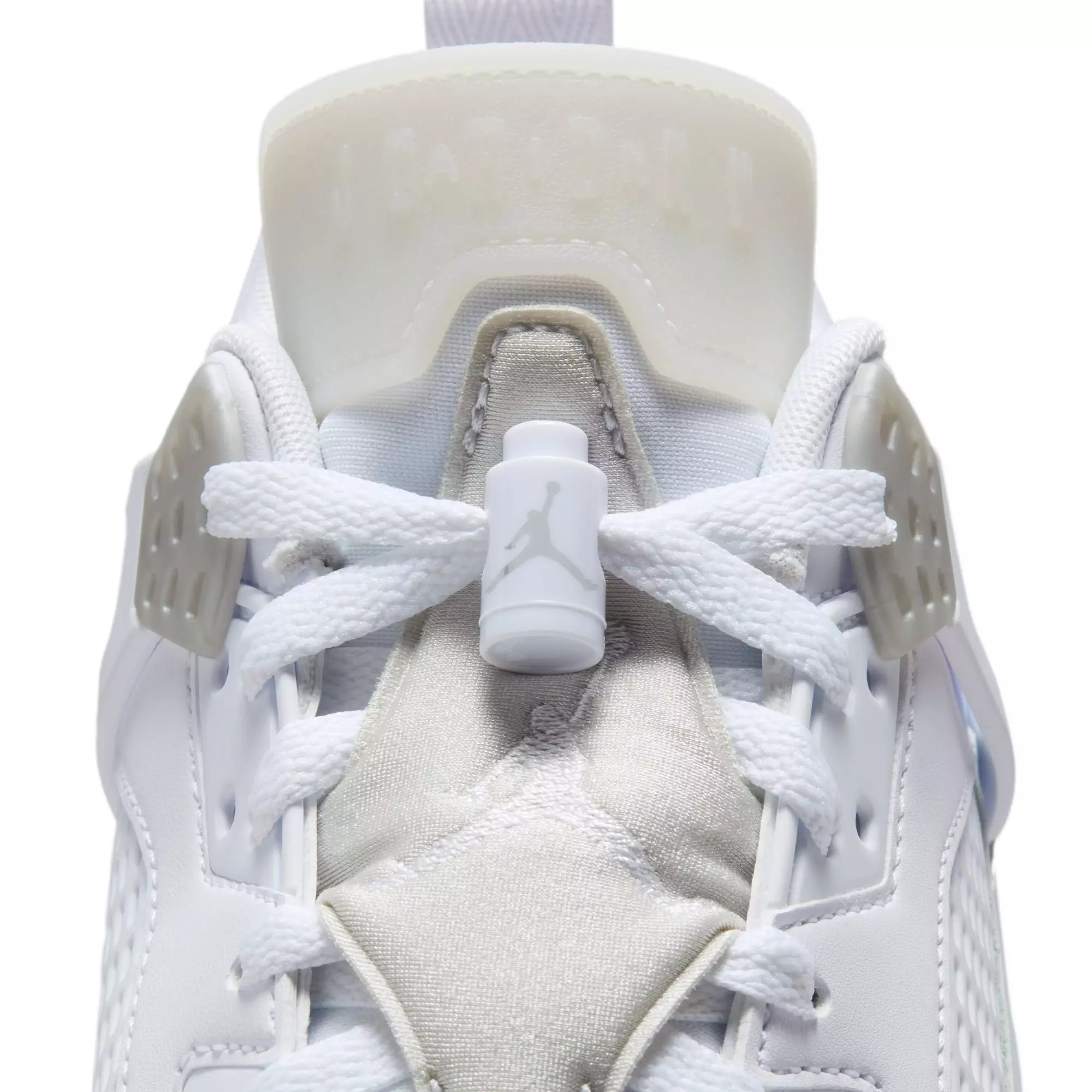 Jordan Spizike Low "White/Neutral Grey/Metallic Silver" Men's Shoe - WHITE/SILVER