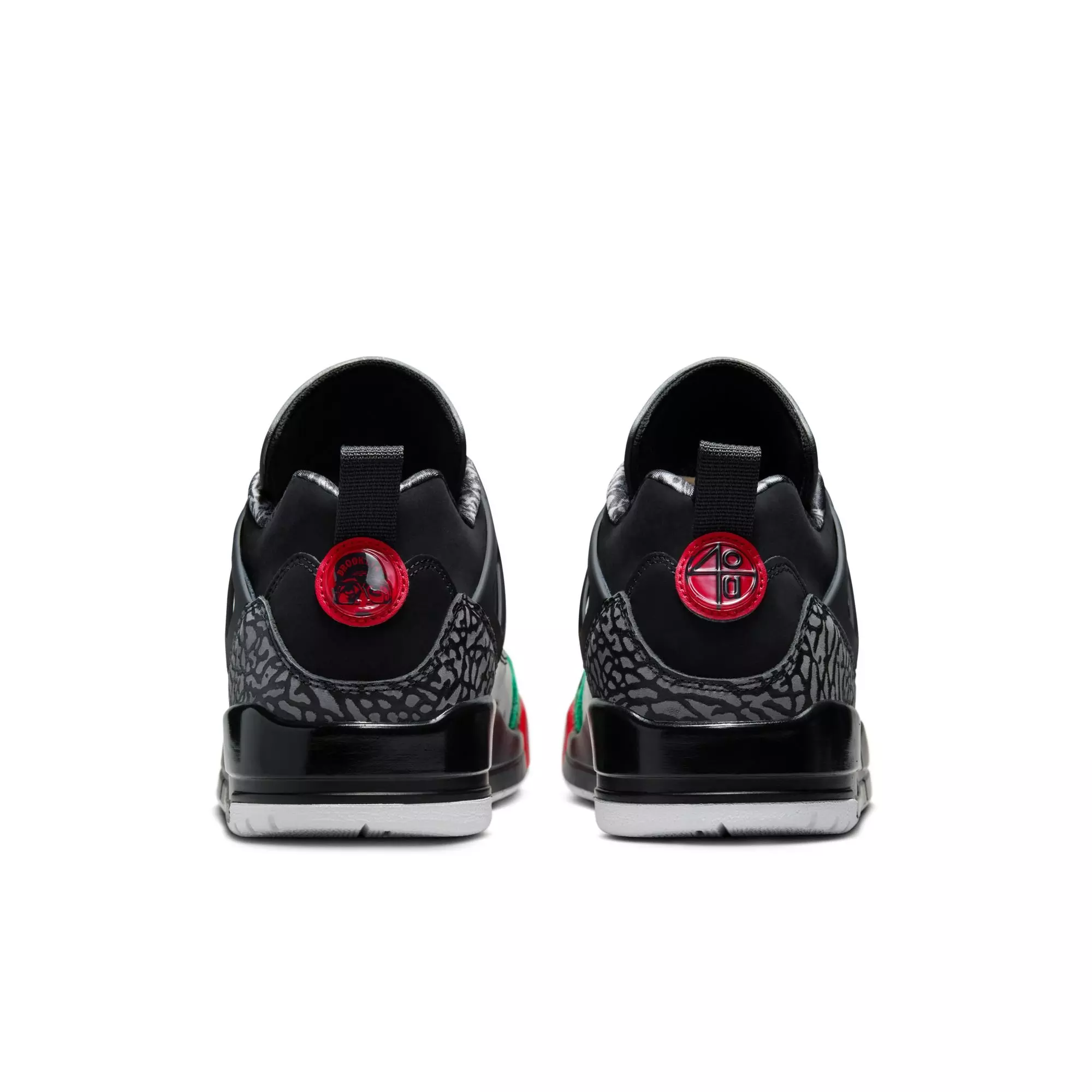 Jordan Spizike Low "Black/Varsity Red/Classic Green/White" Men's Shoe - BLACK/RED