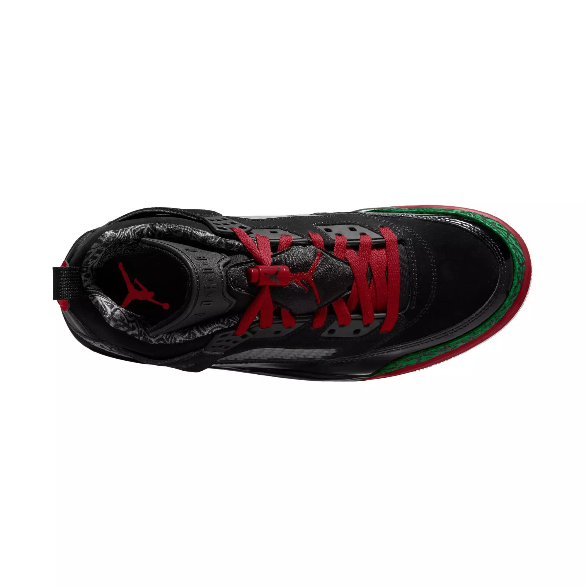 Jordan Spizike Low "Black/Varsity Red/Classic Green/White" Men's Shoe - BLACK/RED